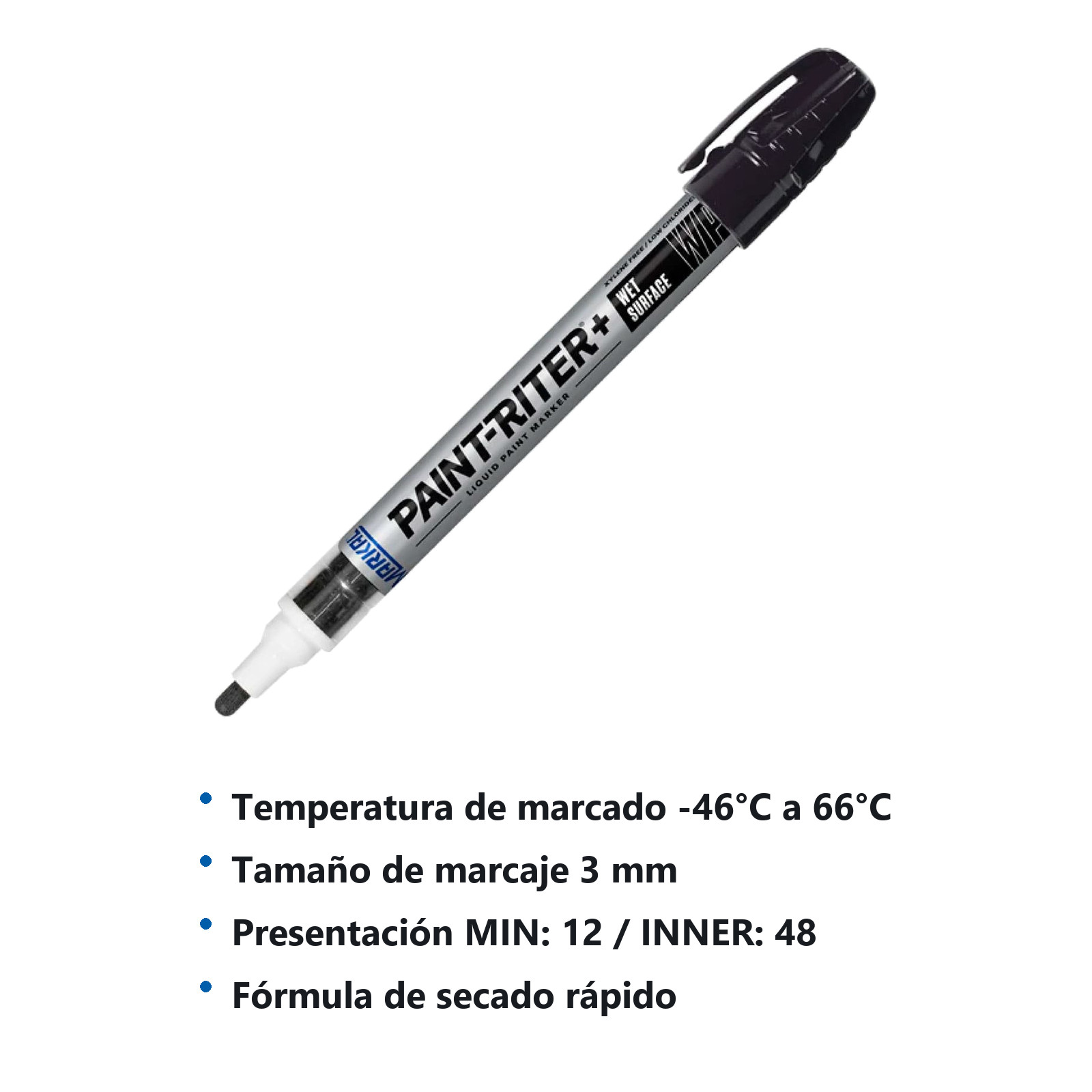 MARCADOR WP PROLINE NEGRO (CAJA C/12 - PRECIO X PZA) - Imagen 3