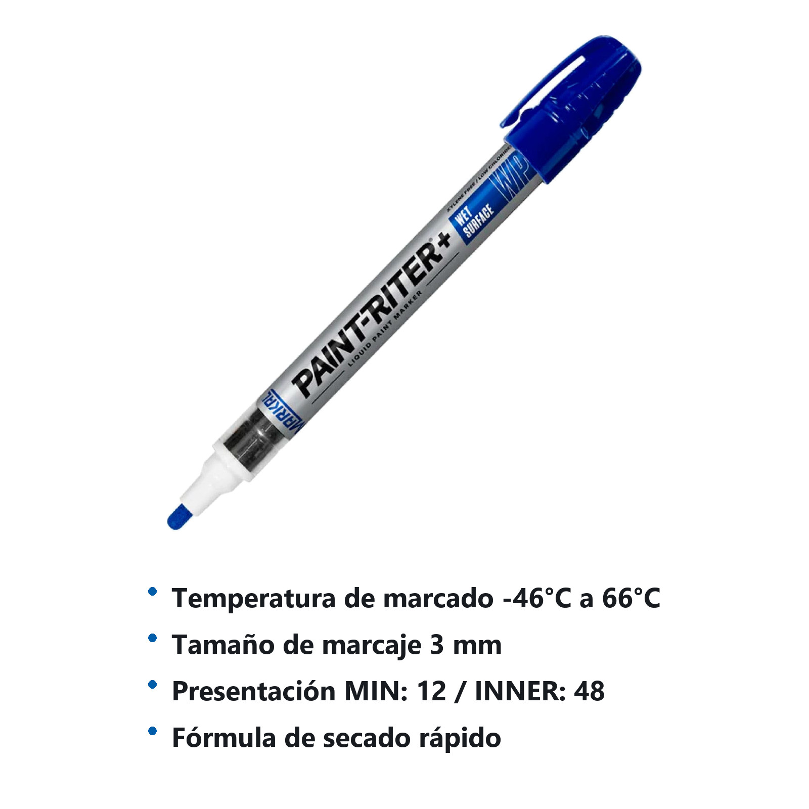 MARCADOR WP PROLINE AZUL (CAJA C/12 - PRECIO X PZA) - Imagen 3