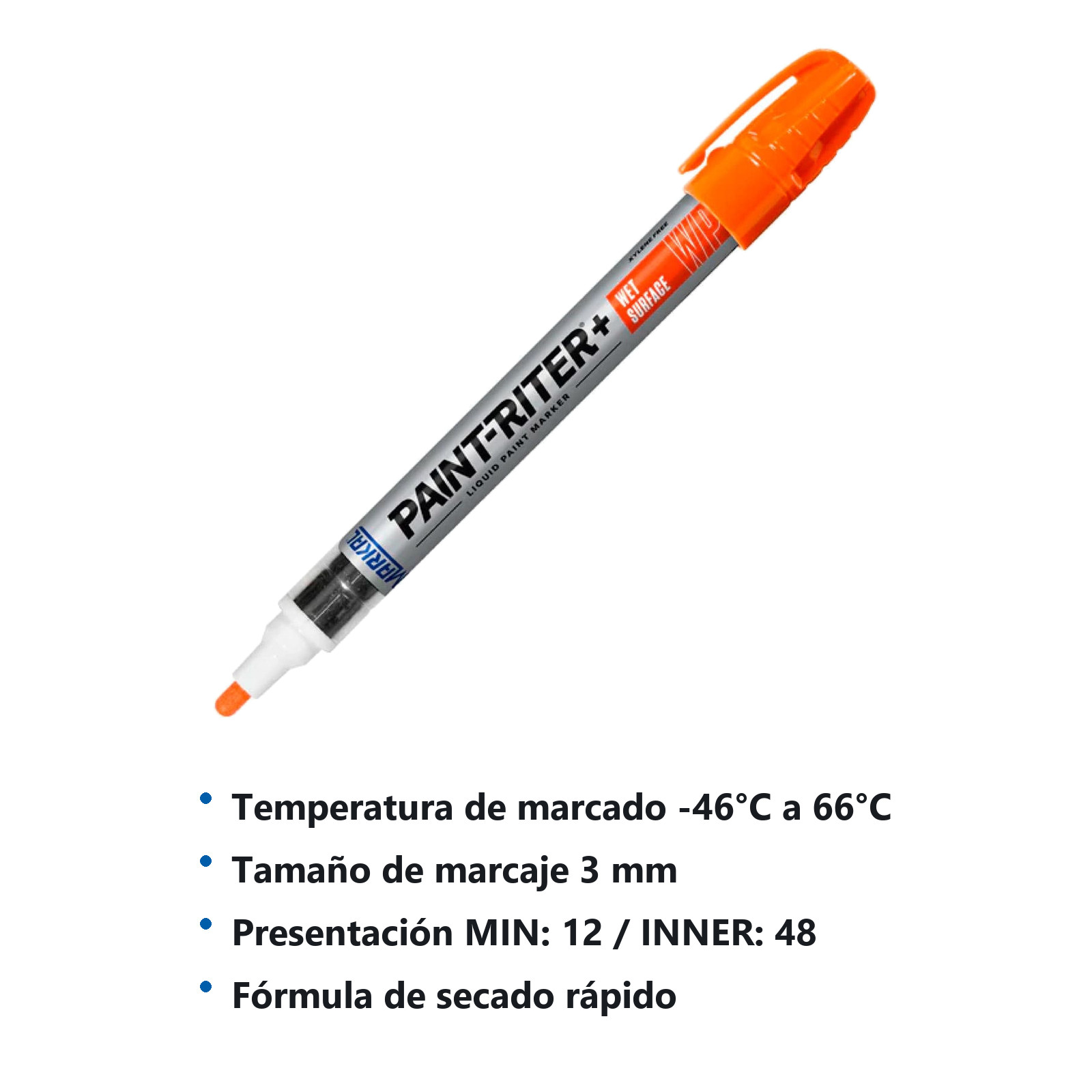 MARCADOR WP PROLINE NARANJA (CAJA C/12 - PRECIO X PZA) - Imagen 3