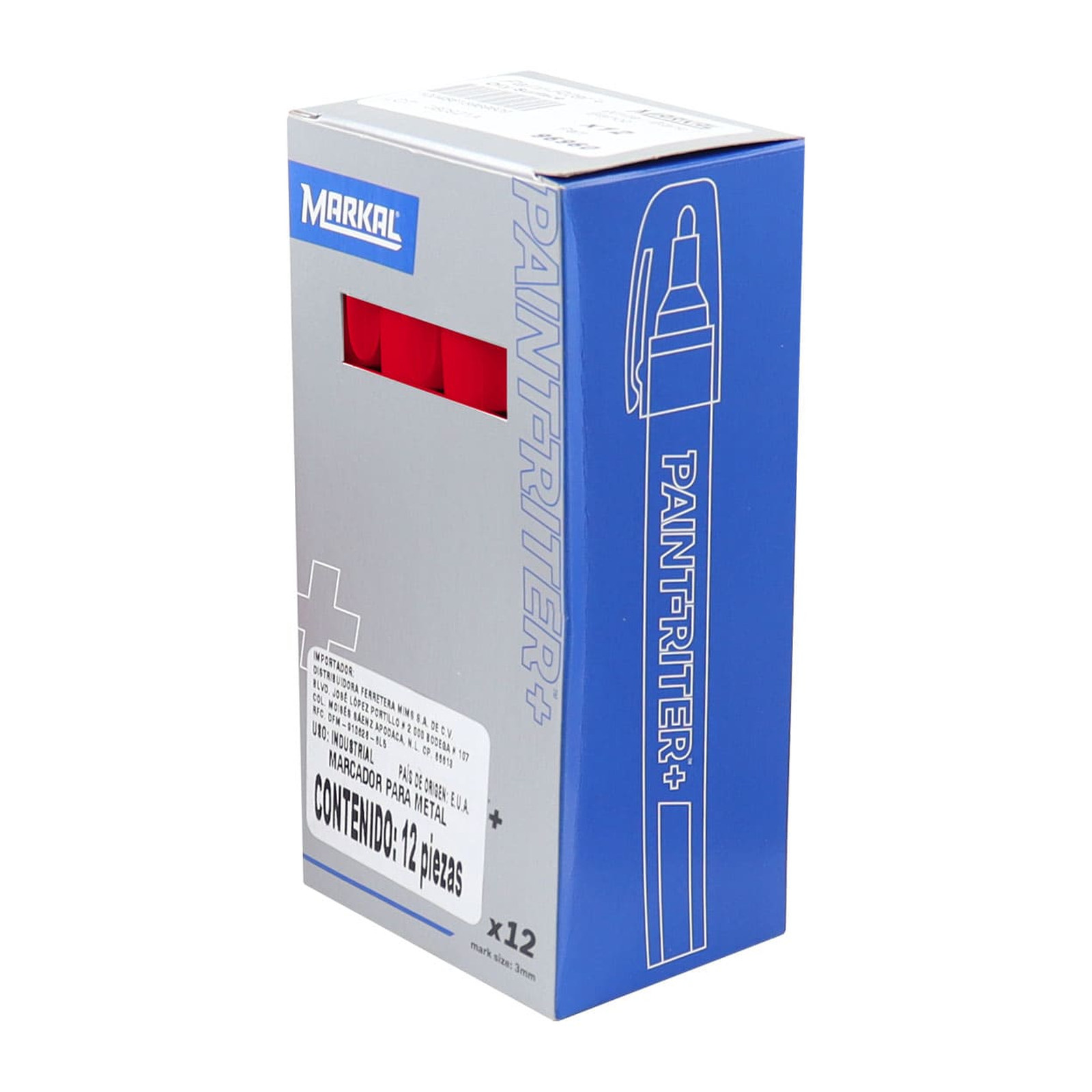 MARCADOR HP PROLINE ROJO (CAJA C/12 - PRECIO X PZA) - Imagen 2