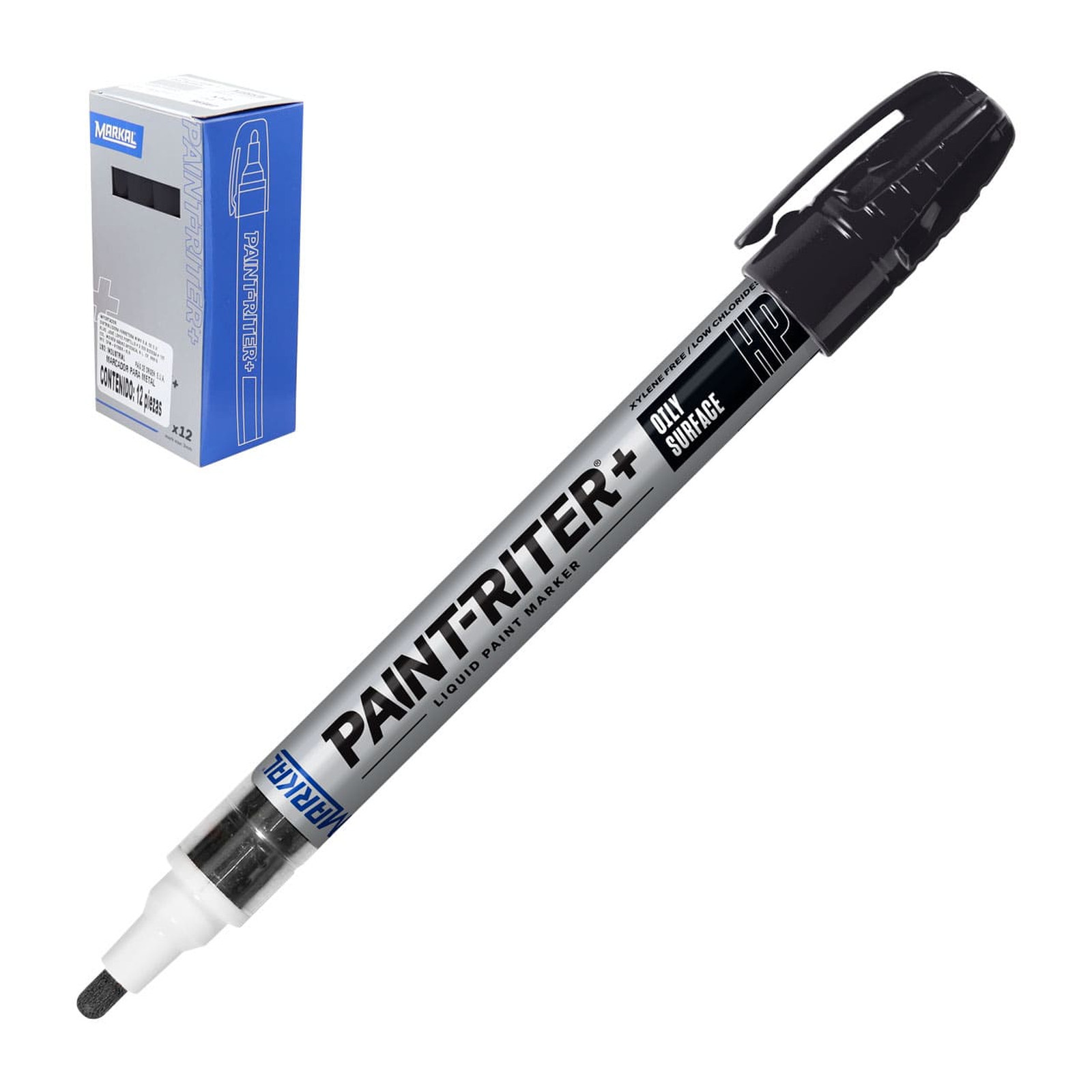 Marcador de Pintura HP Proline Negro Markal