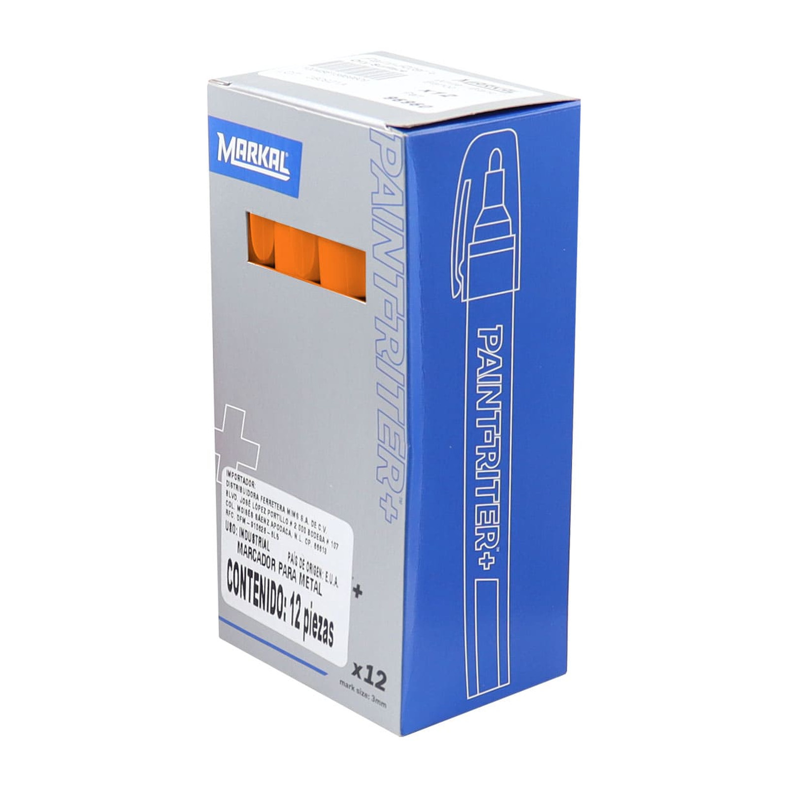 MARCADOR HP PROLINE NARANJA (CAJA C/12 - PRECIO X PZA) - Imagen 2