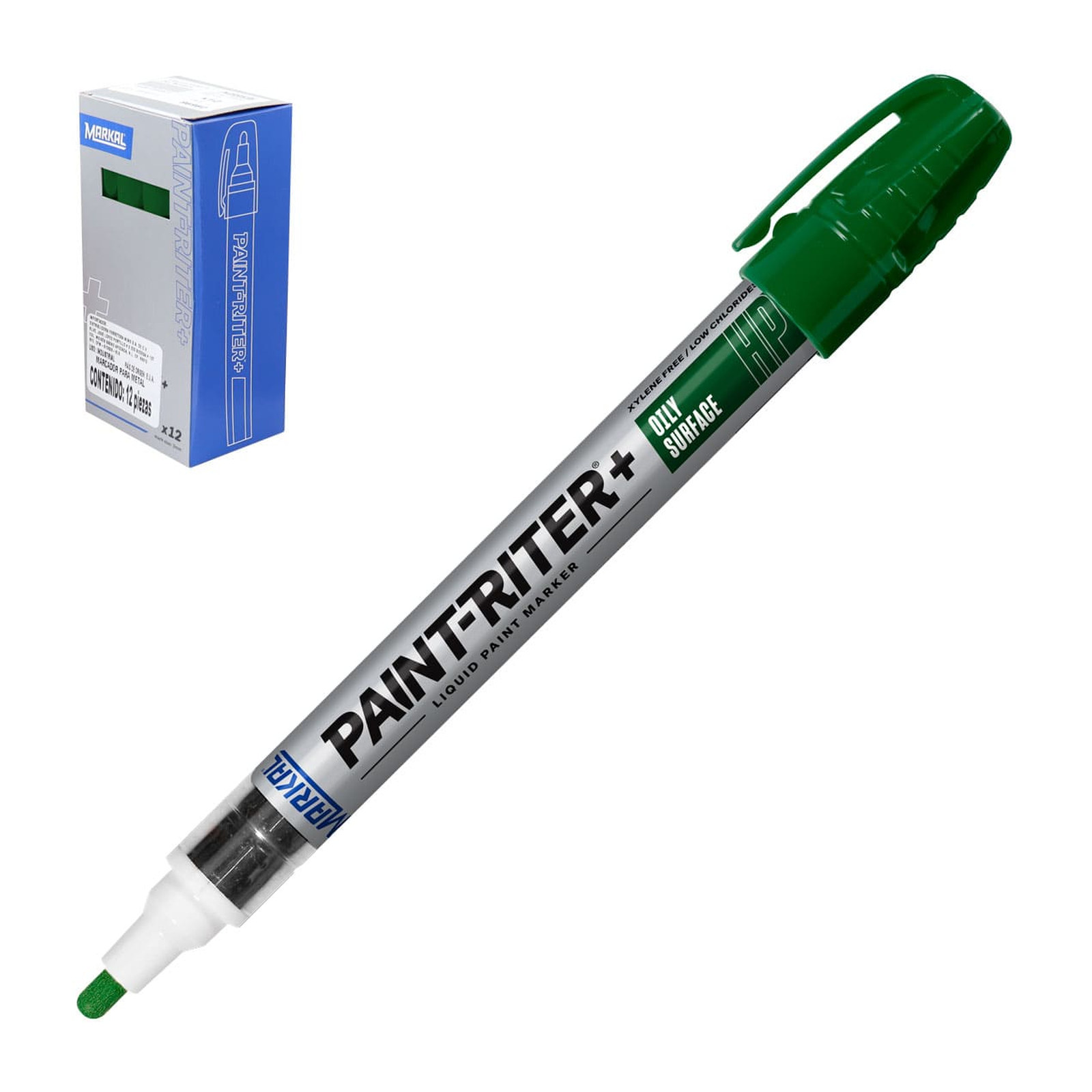 Marcador de Pintura HP Proline Verde Markal