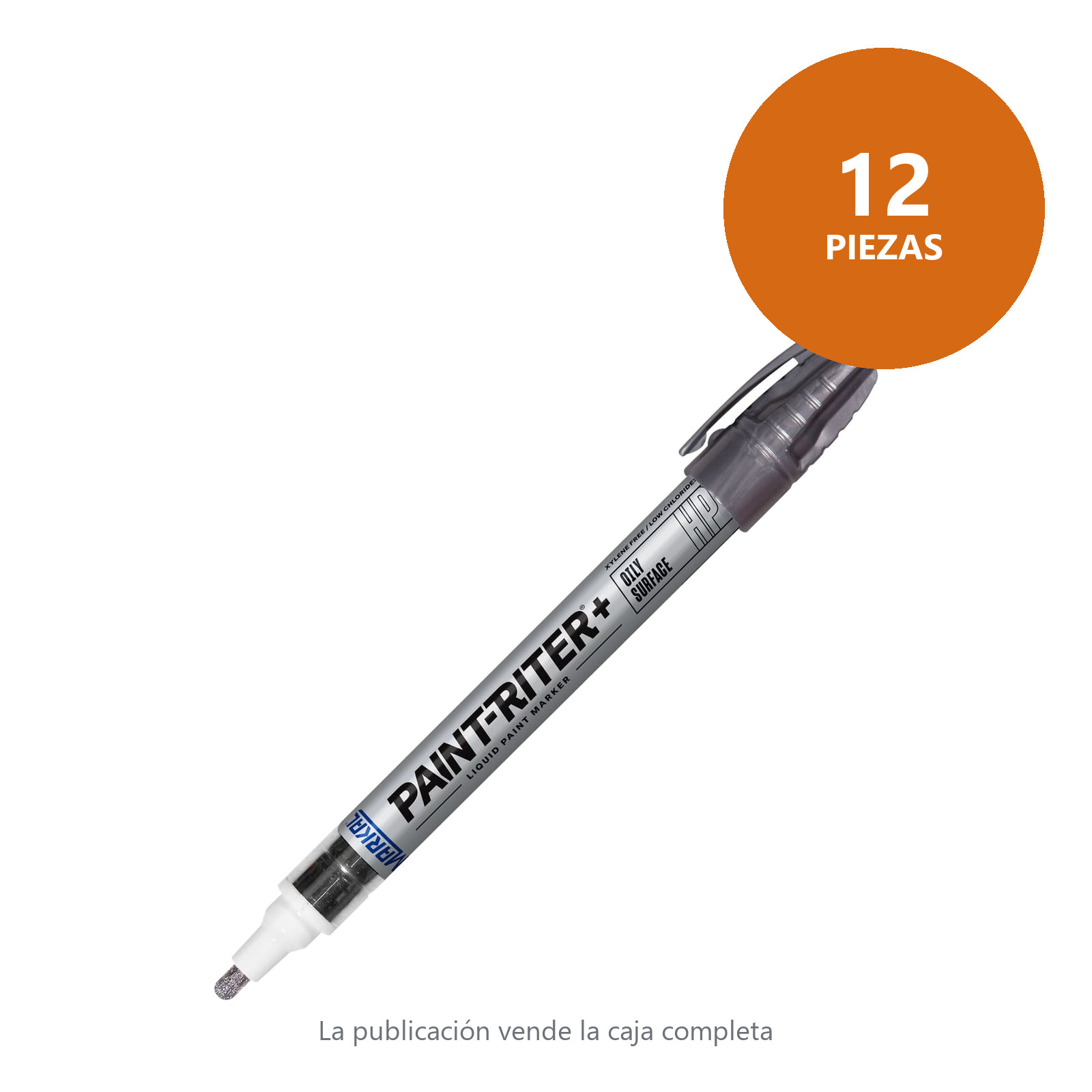 MARCADOR HP PROLINE PLATA (CAJA C/12 - PRECIO X PZA) - Imagen 3