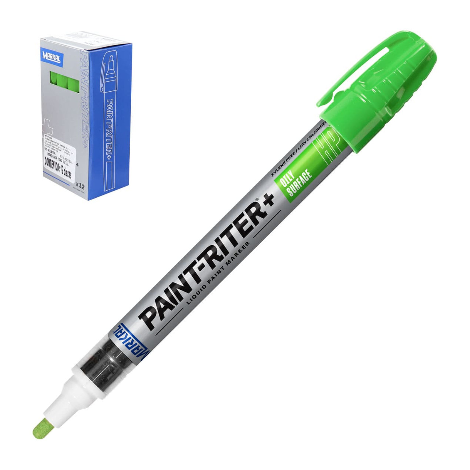 Marcador de Pintura HP Proline Verde Claro Markal