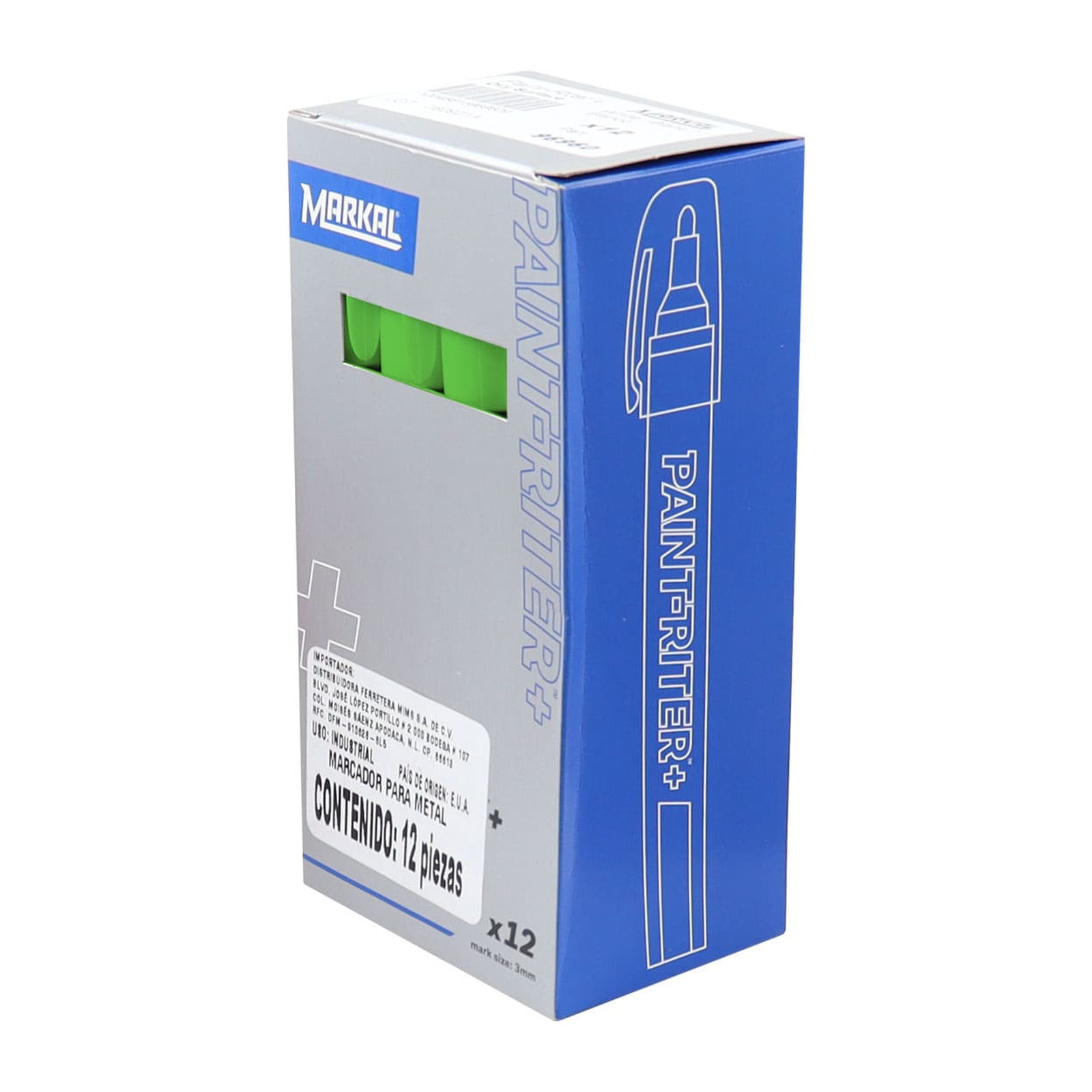 MARCADOR HP PROLINE VERDE CLARO (CAJA C/12 - PRECIO X PZA) - Imagen 2