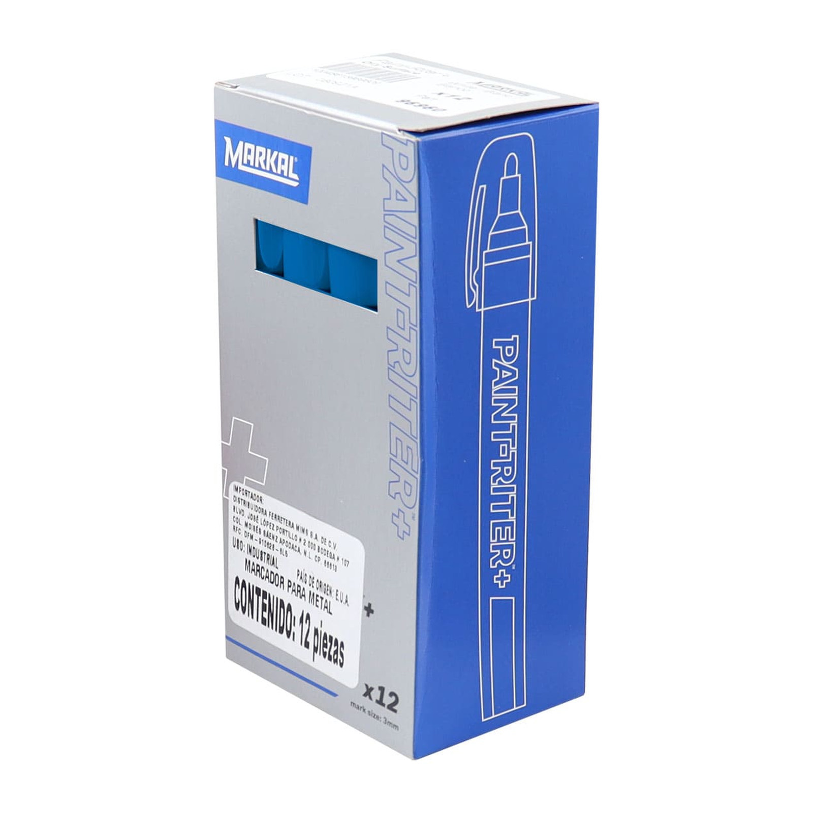 MARCADOR HP PROLINE AZUL CLARO (CAJA C/12 - PRECIO X PZA) - Imagen 2
