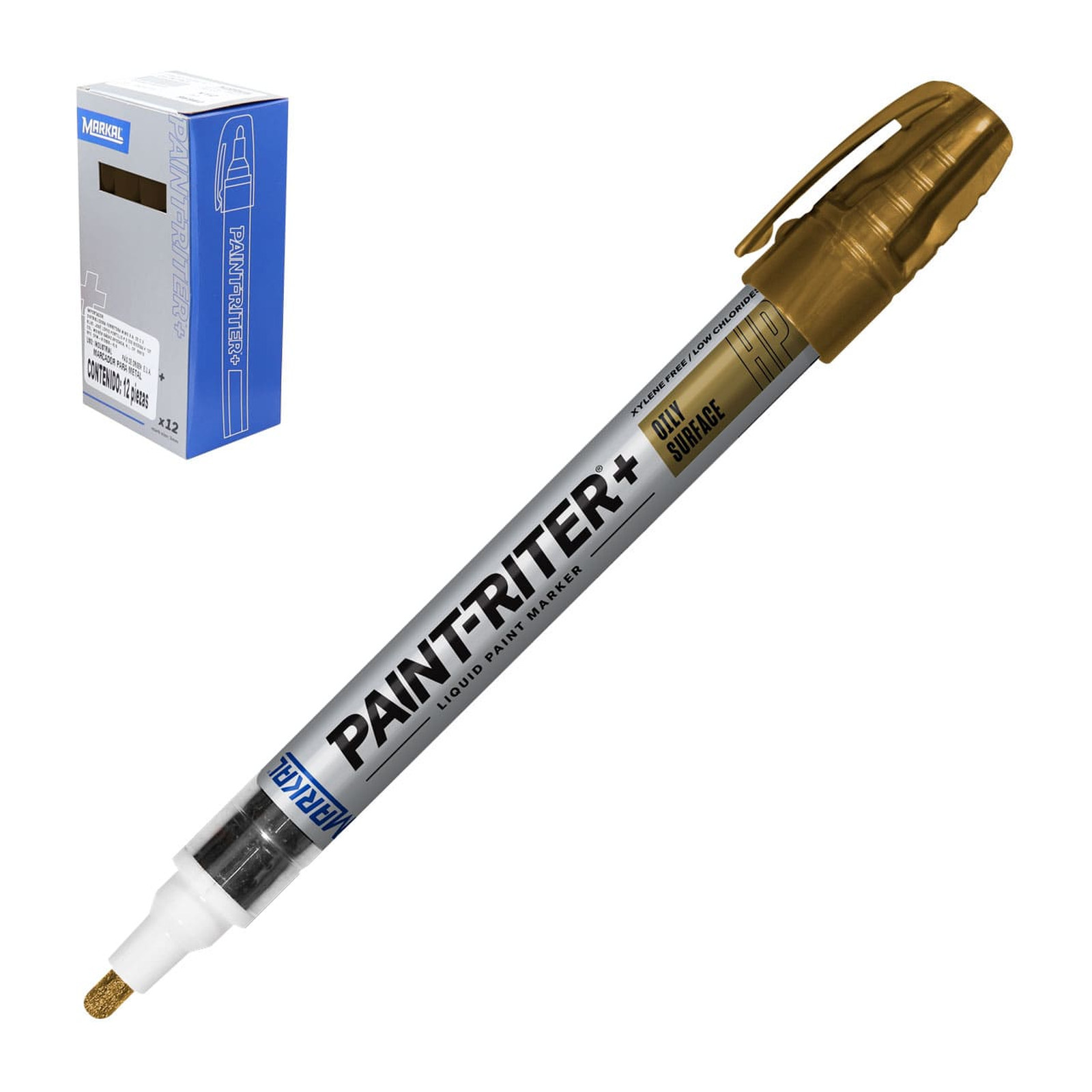 Marcador de Pintura HP Proline Dorado Markal