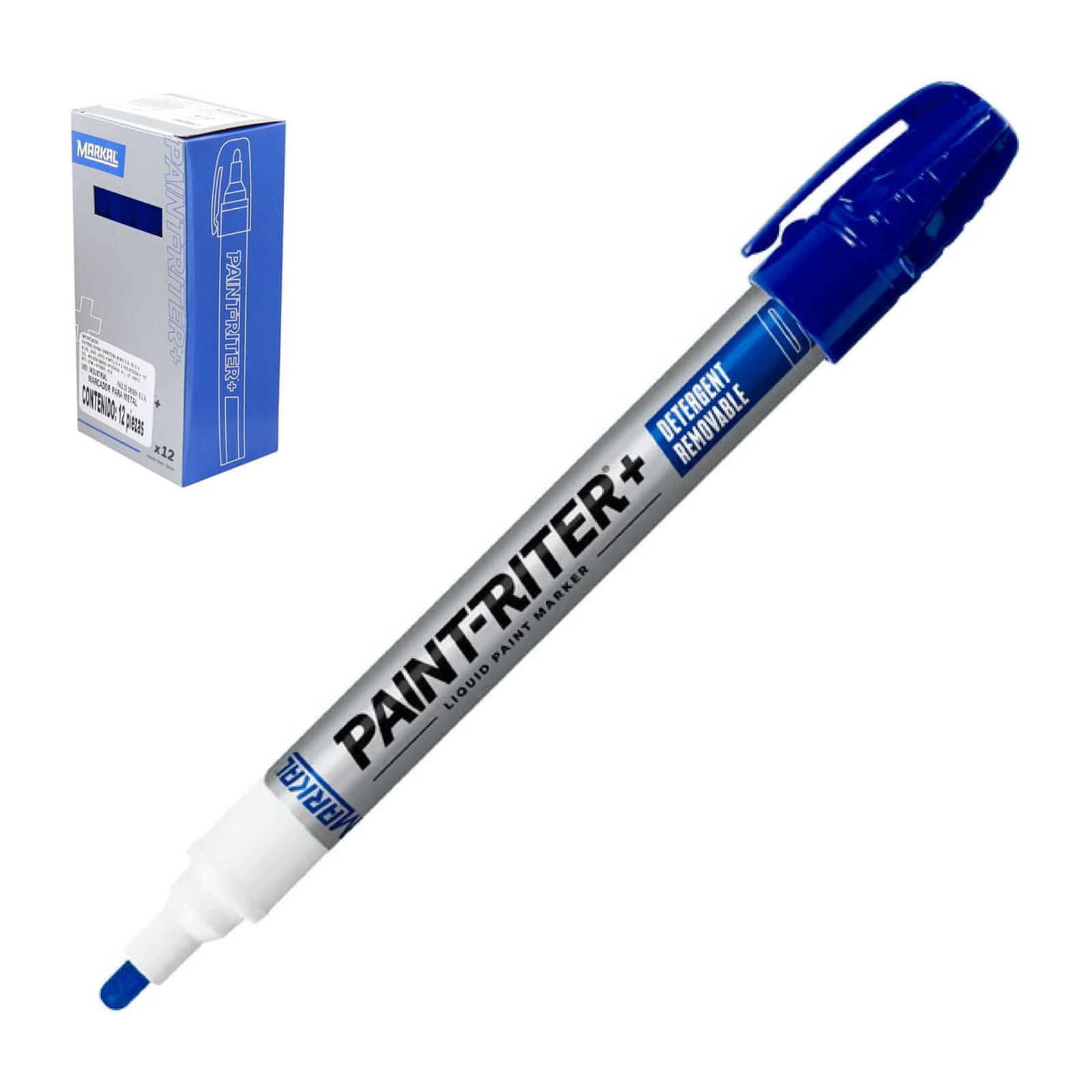 Markal Prowash-D Pintura de Marcaje en Aerosol Azul