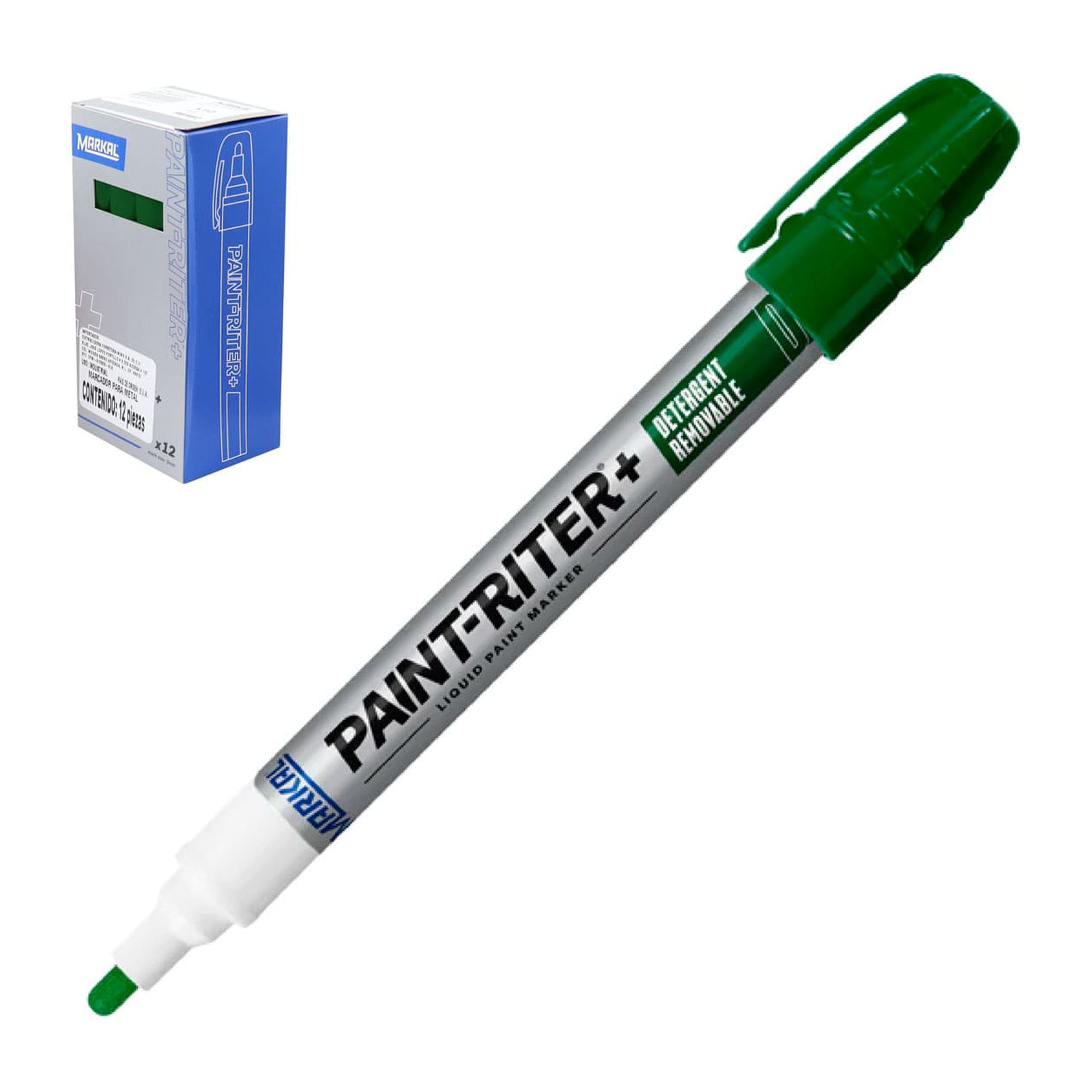 Markal Prowash-D Marcador de Pintura Verde