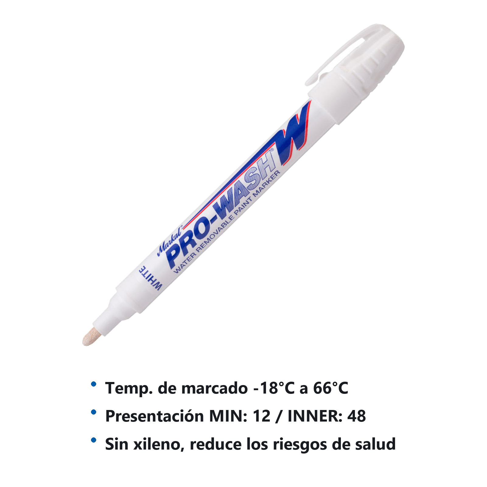 PROWASH-W BLANCO (CAJA C/12 - PRECIO X PZA) - Imagen 3