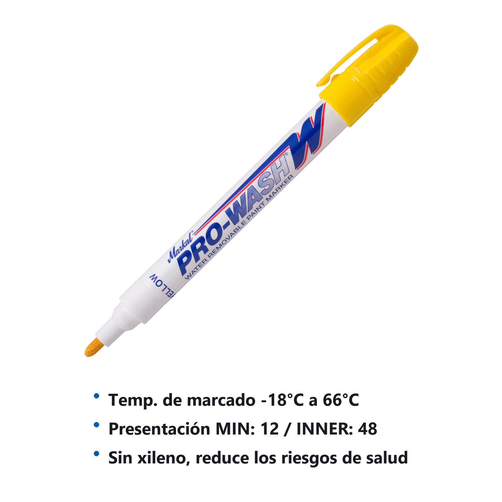 PROWASH-W AMARILLO (CAJA C/12 - PRECIO X PZA) - Imagen 3