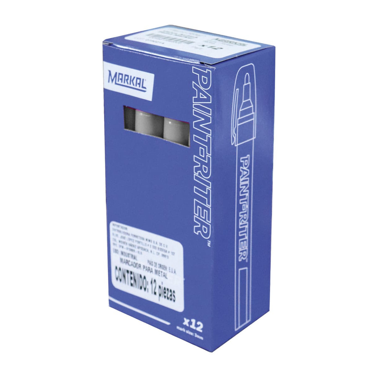 MARCADOR VALVE ACTION NARANJA FLUORESCENTE (CAJA C/12 - PRECIO X PZA) - Imagen 2