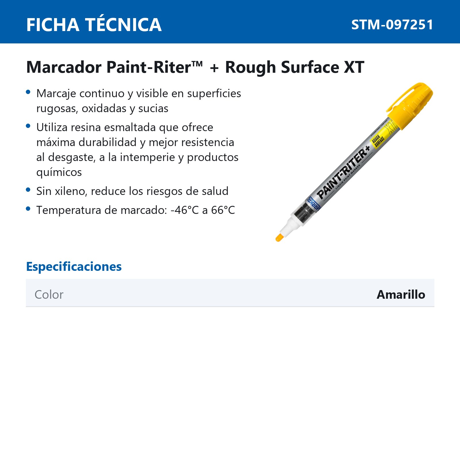 MARCADOR XT PROLINE AMARILLO (CAJA C/12 - PRECIO X PZA) - Imagen 3