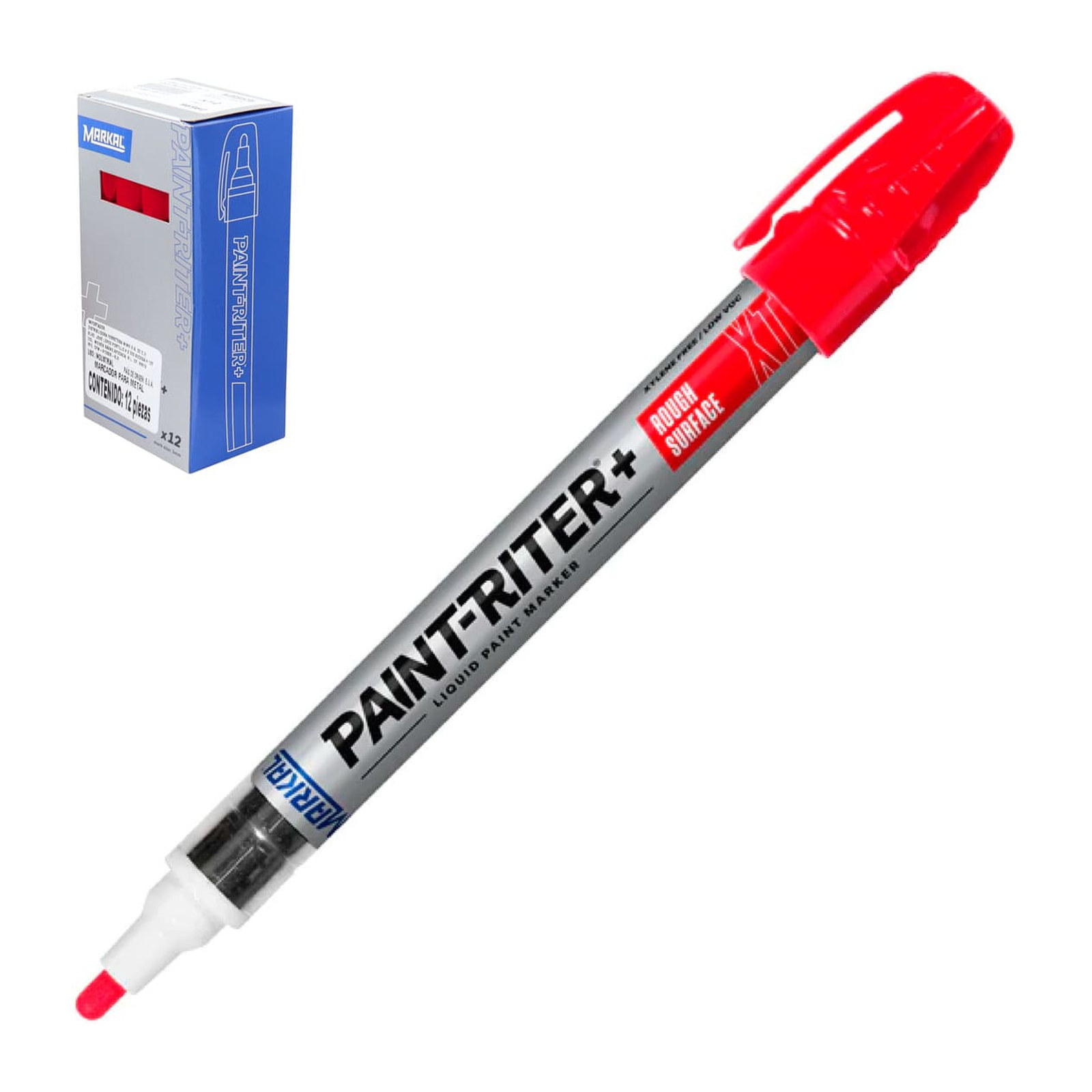 Marcador Industrial Markal XT Pro-Line Rojo