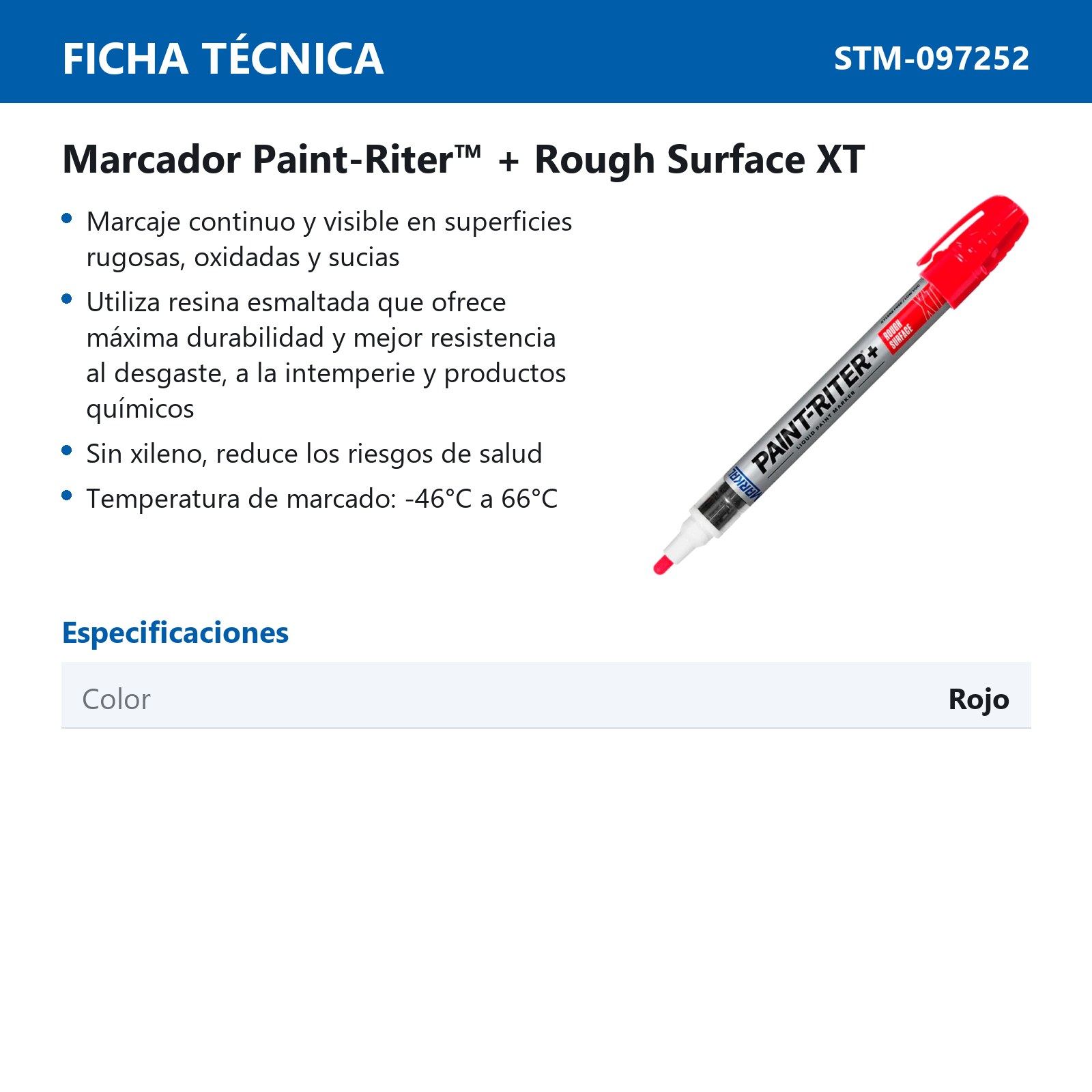 MARCADOR XT PROLINE ROJO (CAJA C/12 - PRECIO X PZA) - Imagen 3