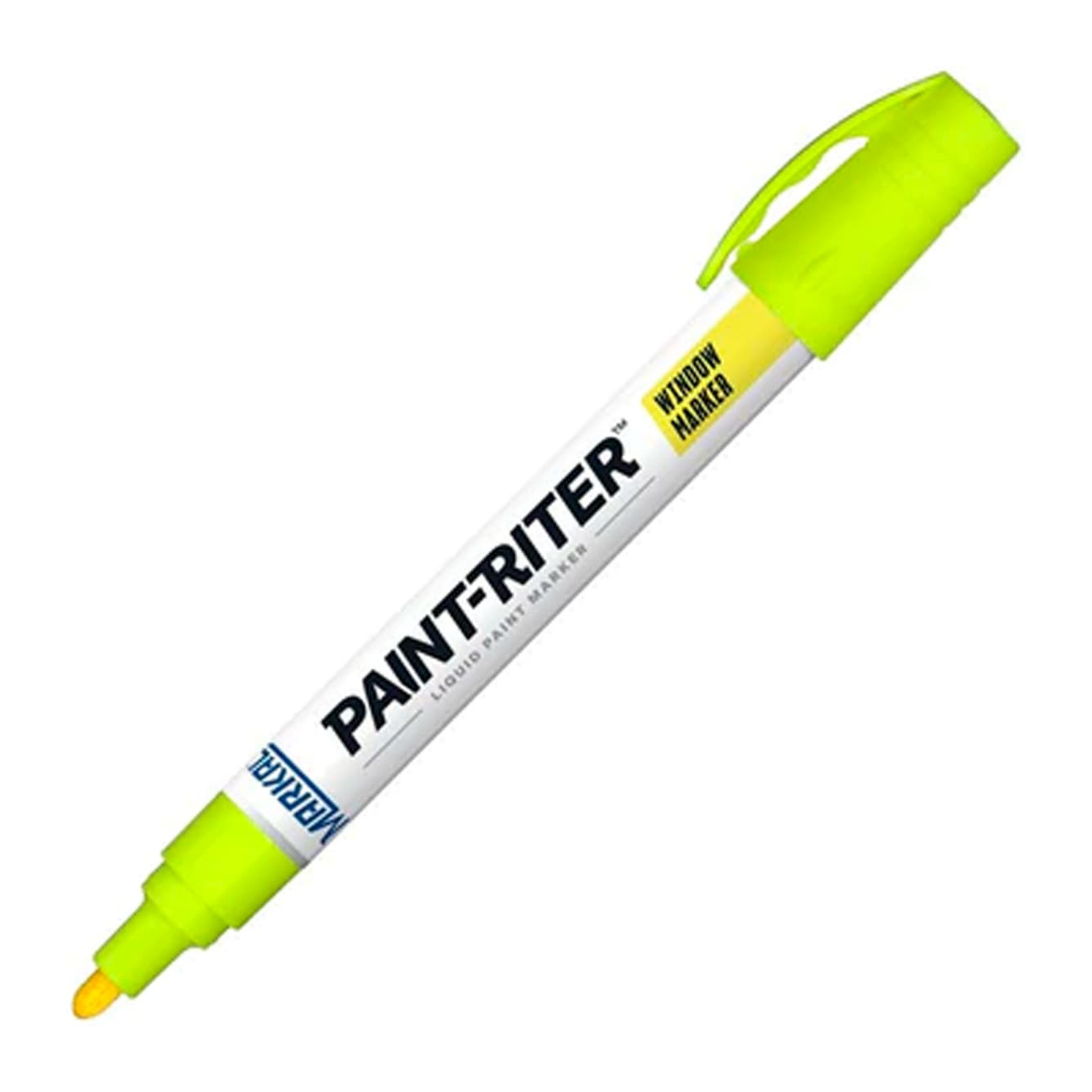Marcador Markal Paint Riter para Vidrio Color Amarillo
