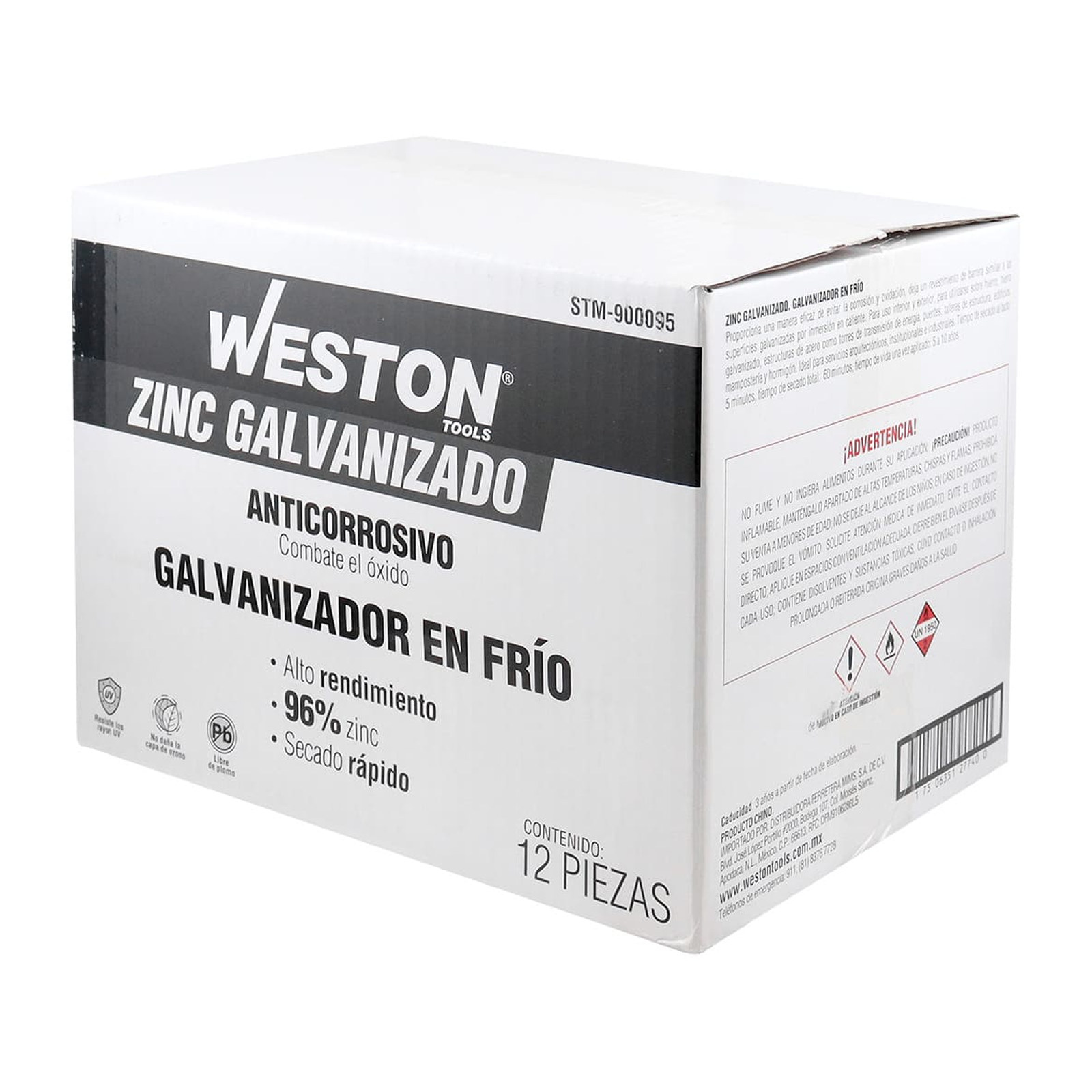 PINTURA EN AEROSOL ZINC GALVANIZADO 400ml - Imagen 2