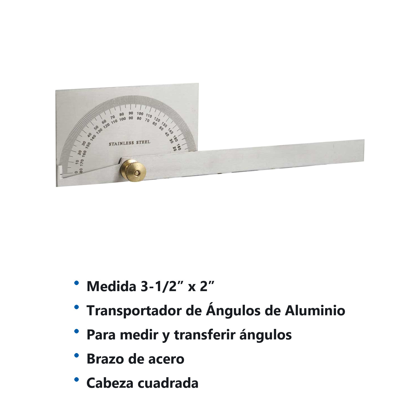 TRANSPORTADOR 3-1/2" X 2" - Imagen 2