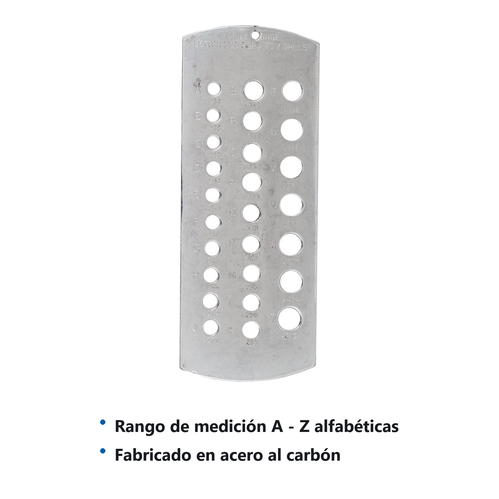 GAGE CALIBRADOR P/BROCAS A-Z - Imagen 2
