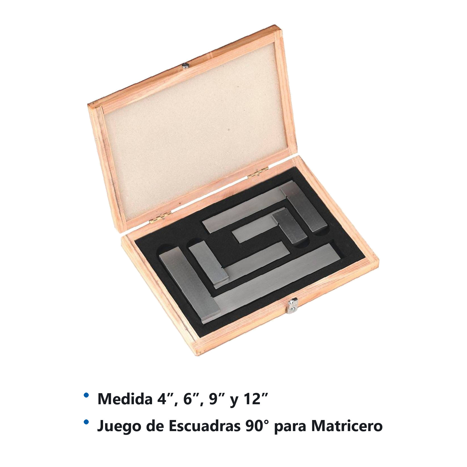JGO D/4 ESCUADRAS P/MATRICERO 4" 6" 9" Y 12" - Imagen 2
