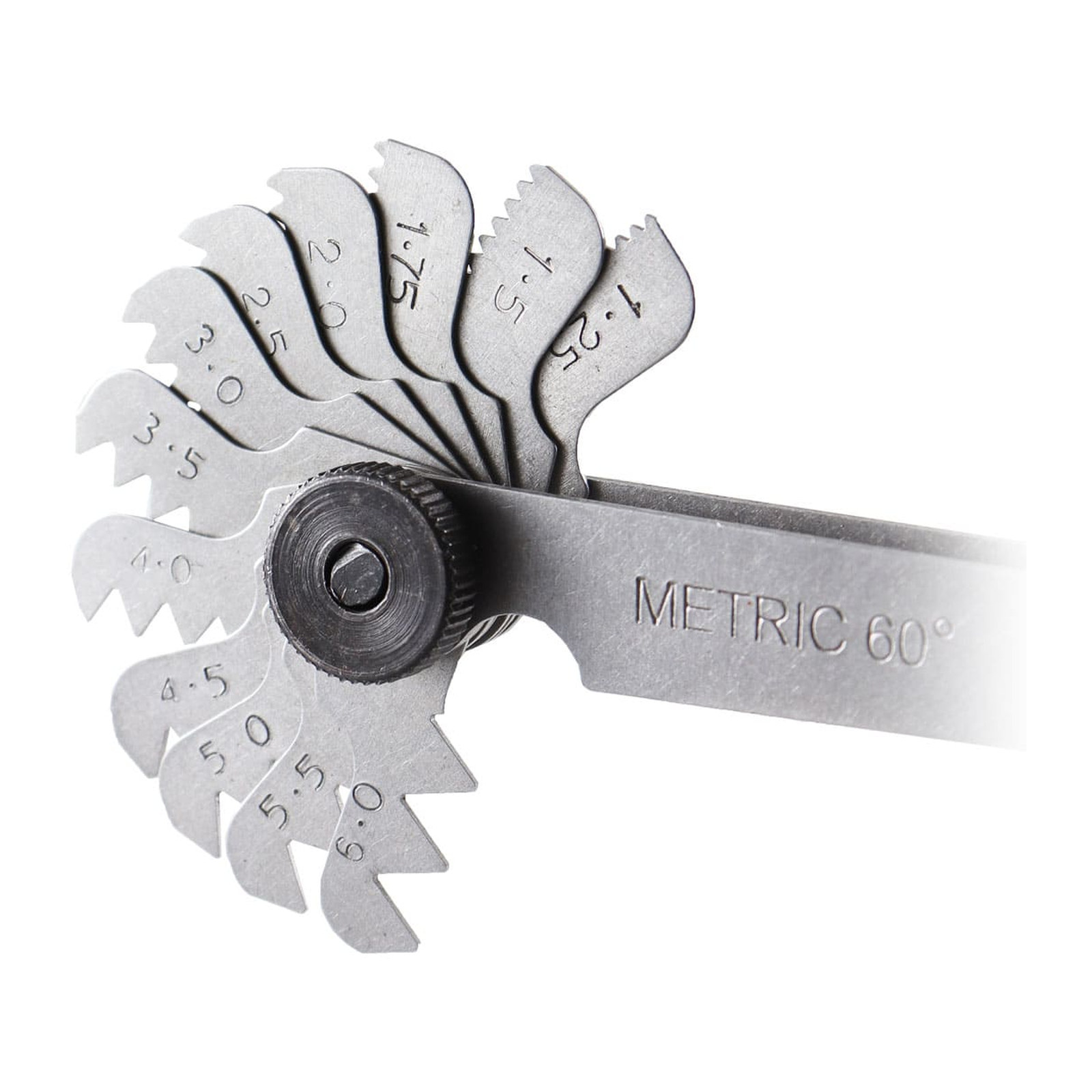 CONTADOR DE HILOS METRICO TPI 0.25-6.0 60° (23 LAMINAS) - Imagen 3