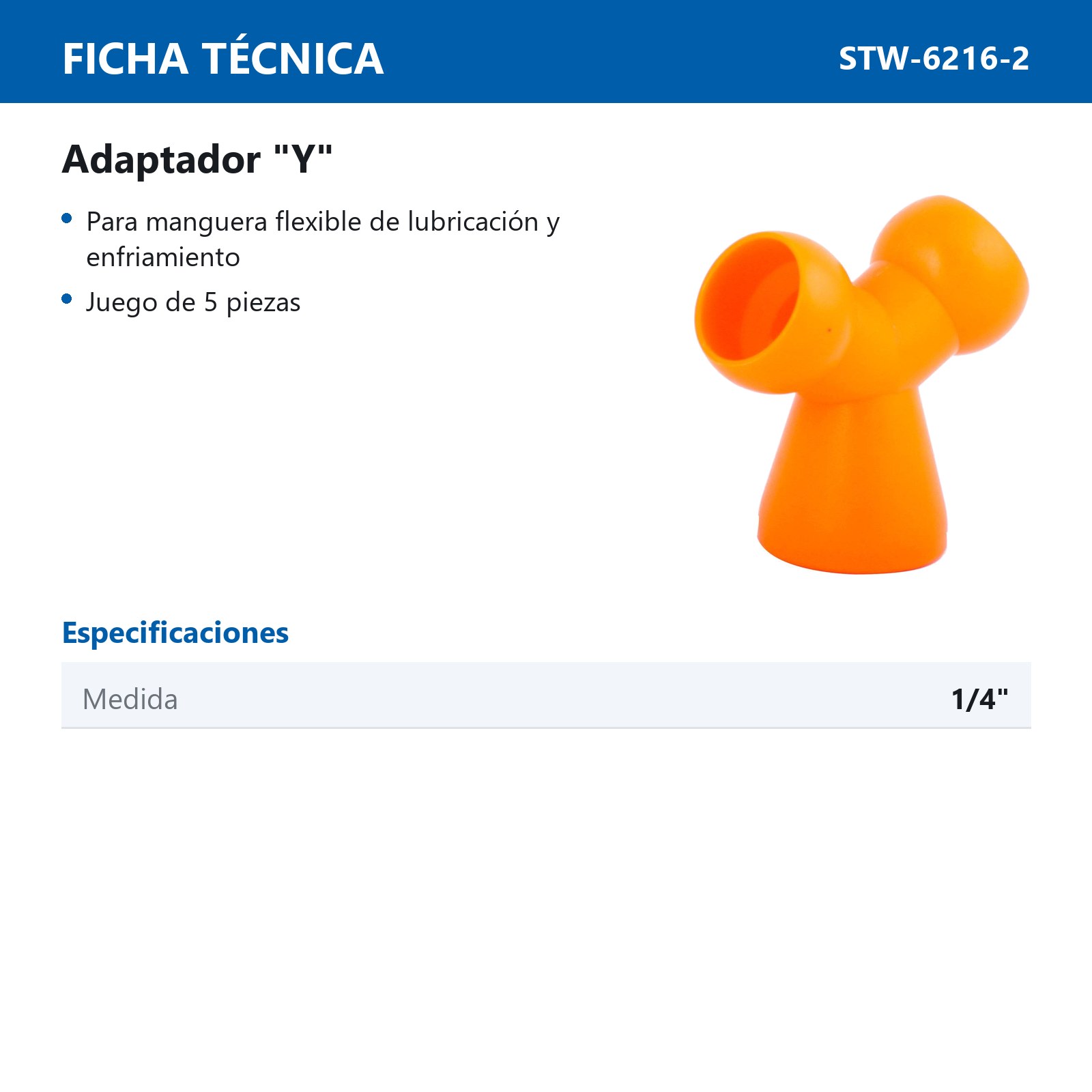 ADAPTADOR 1/4 Y JGO. (5 PZS) - Imagen 2