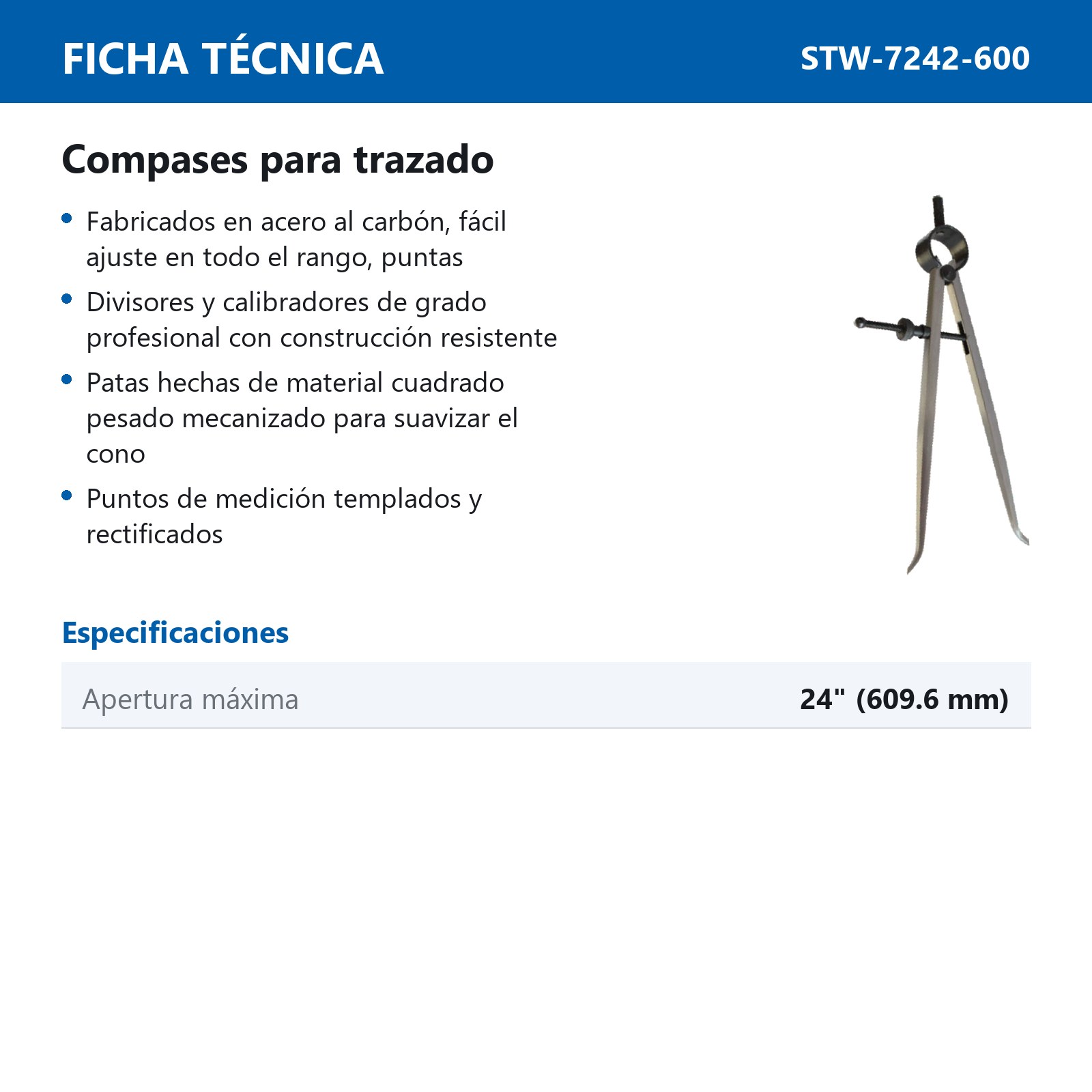 COMPAS PARA INTERIORES 24" - Imagen 2