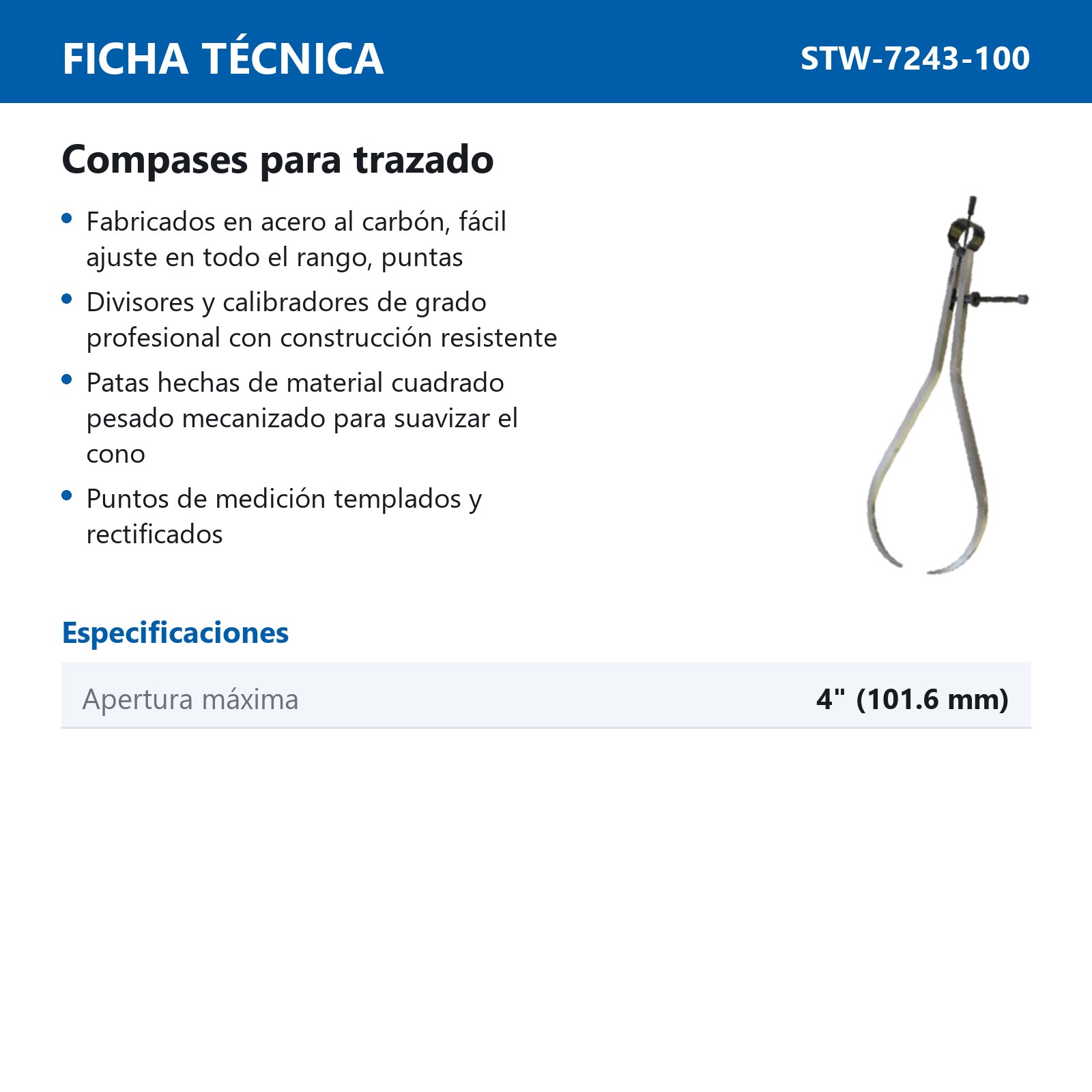COMPAS PARA EXTERIORES 4" - Imagen 2