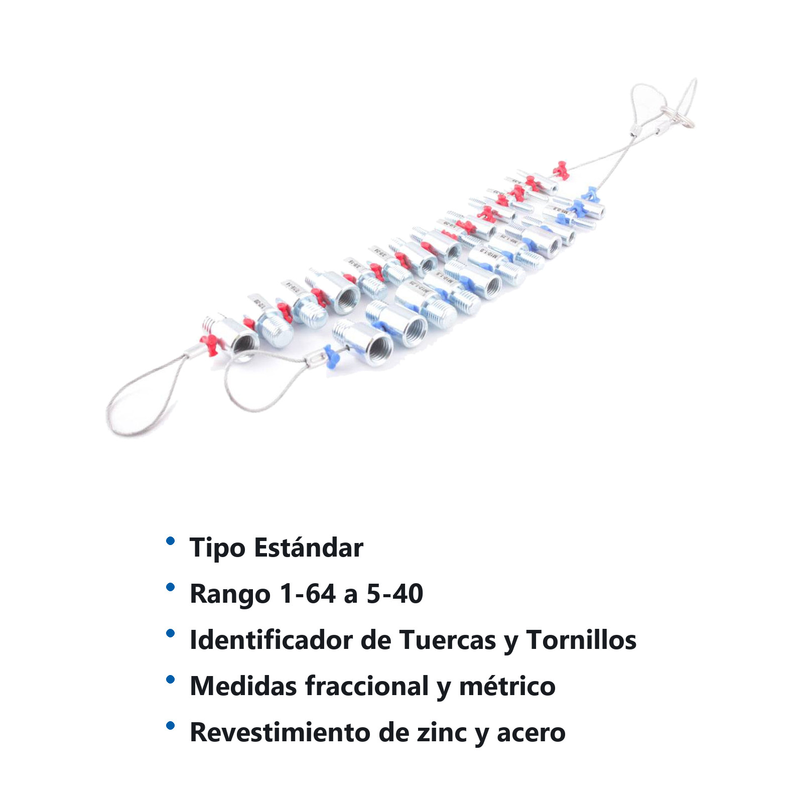 VERIFICADOR D/ROSCAS Y TORNILLOS MET/FRAC. ESTANDAR - Imagen 2