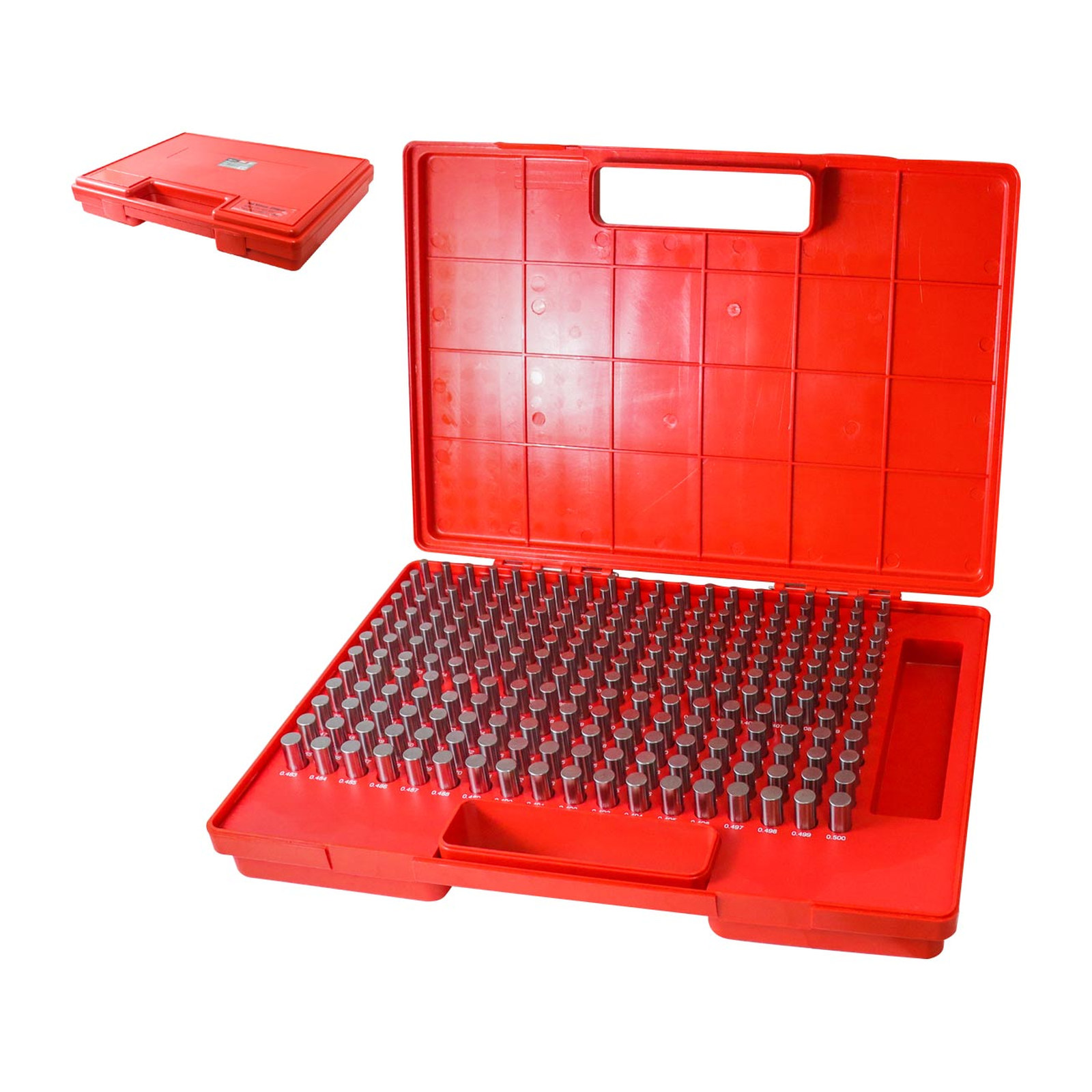 Juego de Calibradores Pin Gage 0.251" - 0.500" 250 Piezas Weston