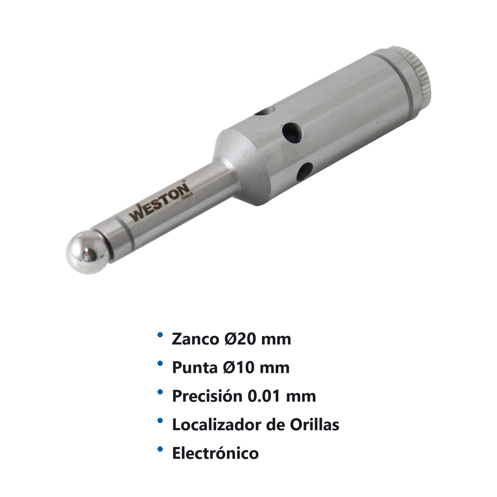 LOCALIZADOR D/ORILLAS ELECTRONICO ZANCO 20MM PUNTA 10MM - Imagen 2