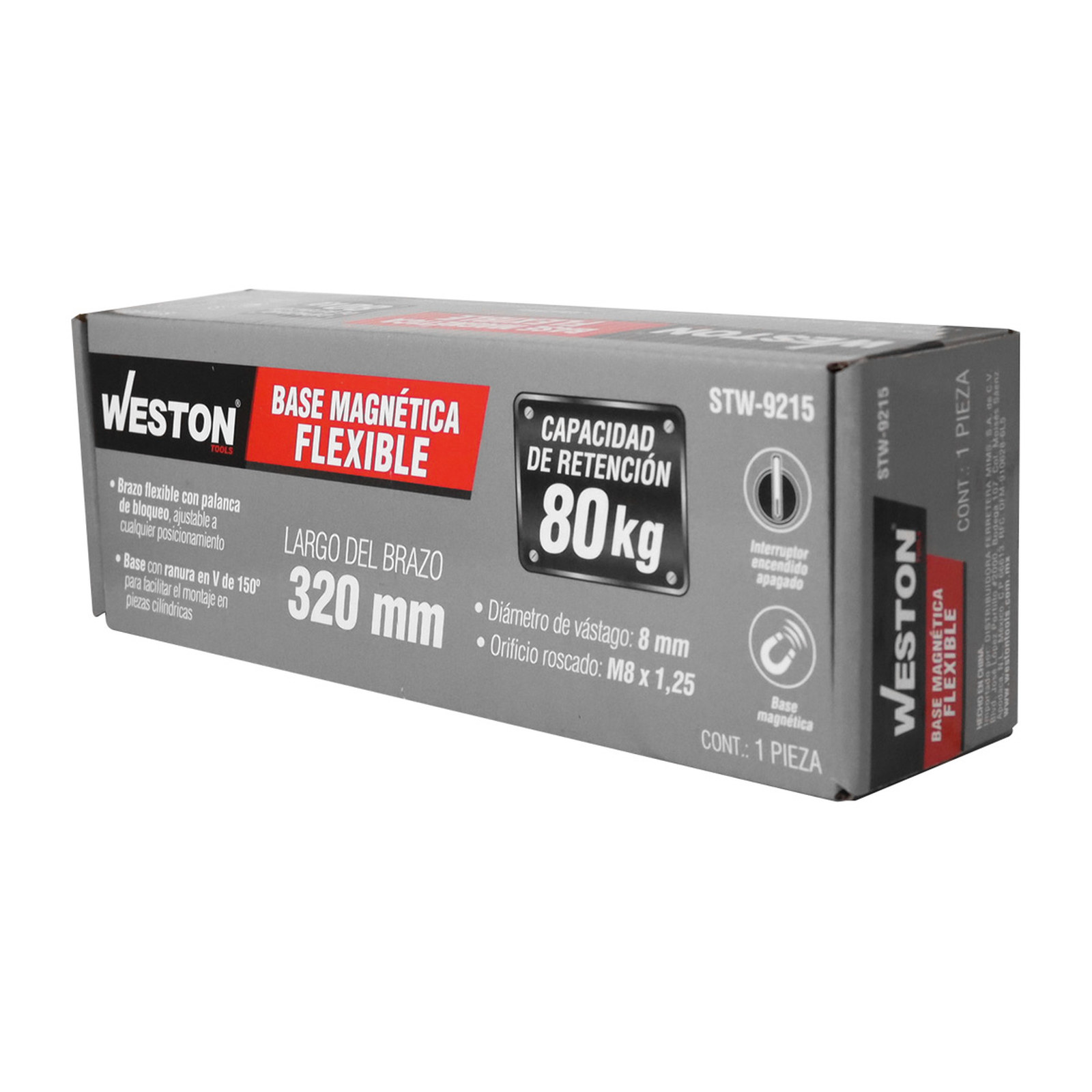 BASE MAGNETICA FLEXIBLE CAP. RETENCION 80 KG - Imagen 4