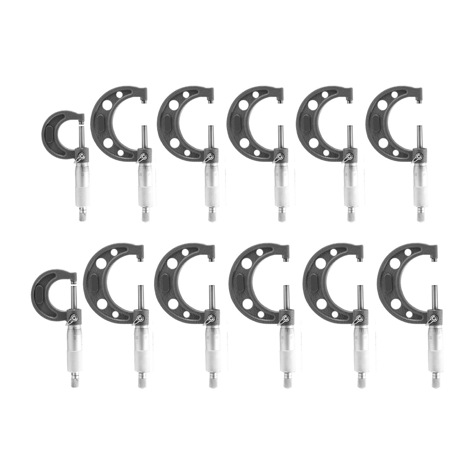Juego de Micrómetros para Exteriores Tipo MT 0 - 12" 12 Piezas Weston