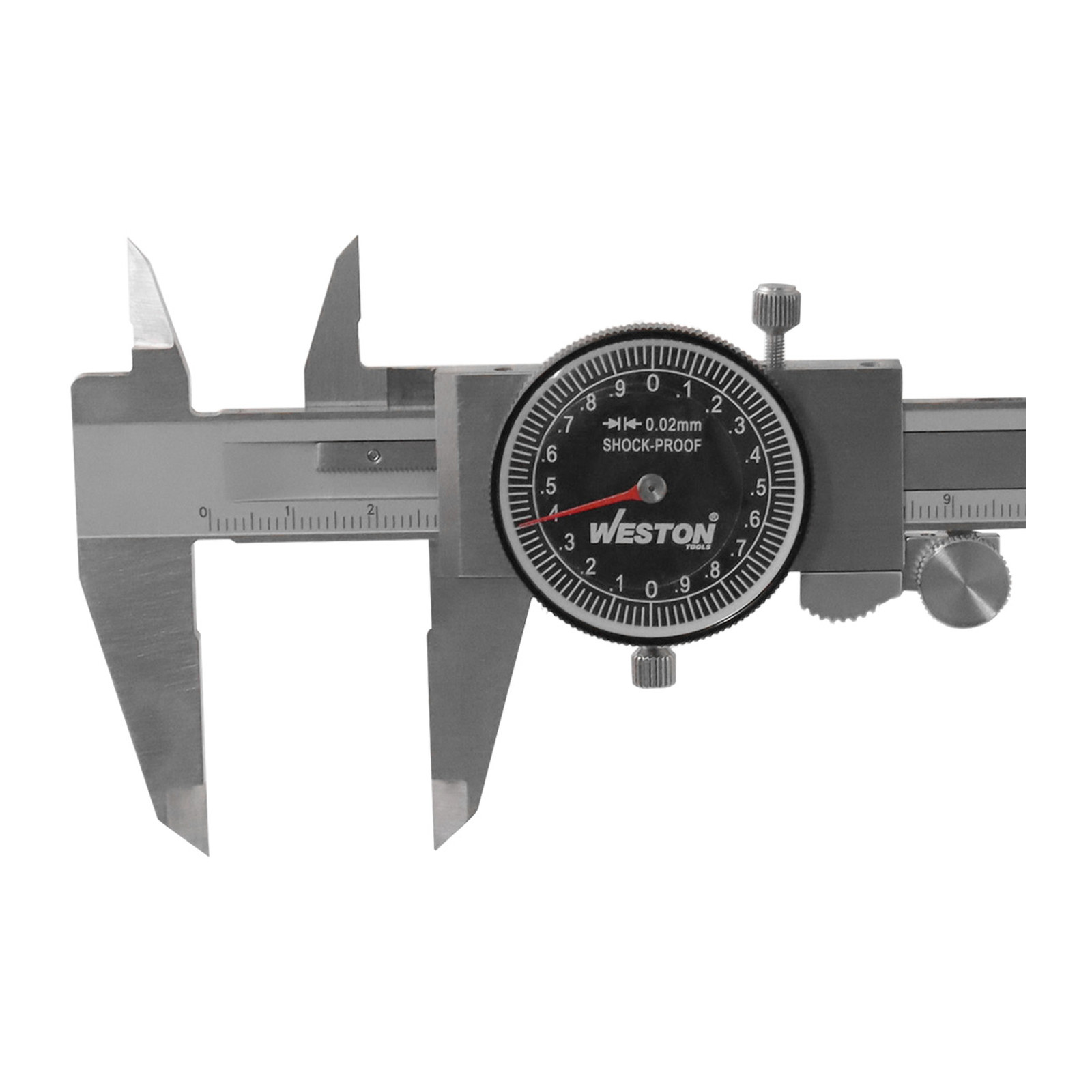 CALIBRADOR DE CARATULA A PRUEBA D/GOLPES ACERO INOX  0-150mm / ±0.03 mm / 0.02 mm - Imagen 3