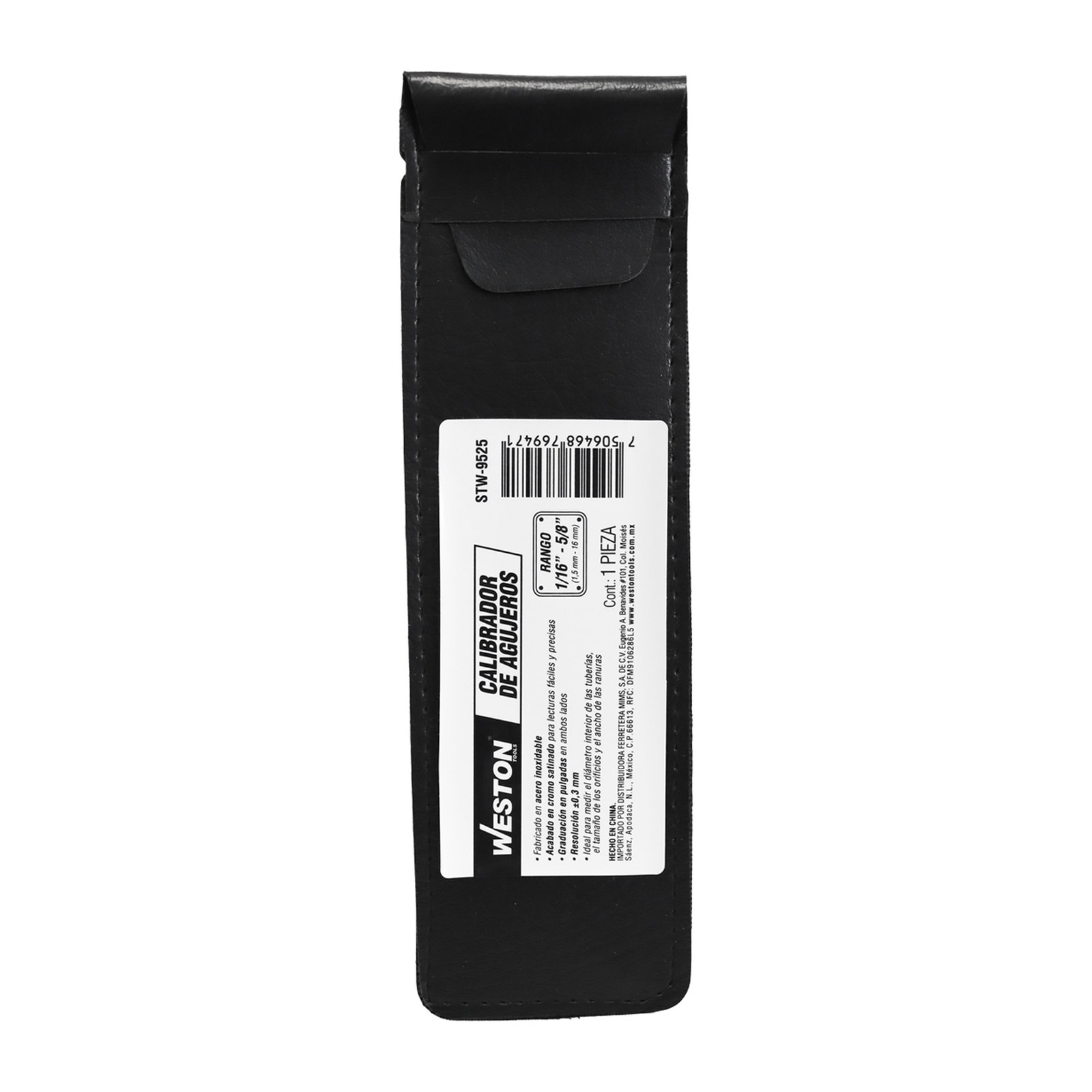 CALIBRADOR DE AGUJEROS 1/16" - 5/8" X 1/64" - Imagen 4
