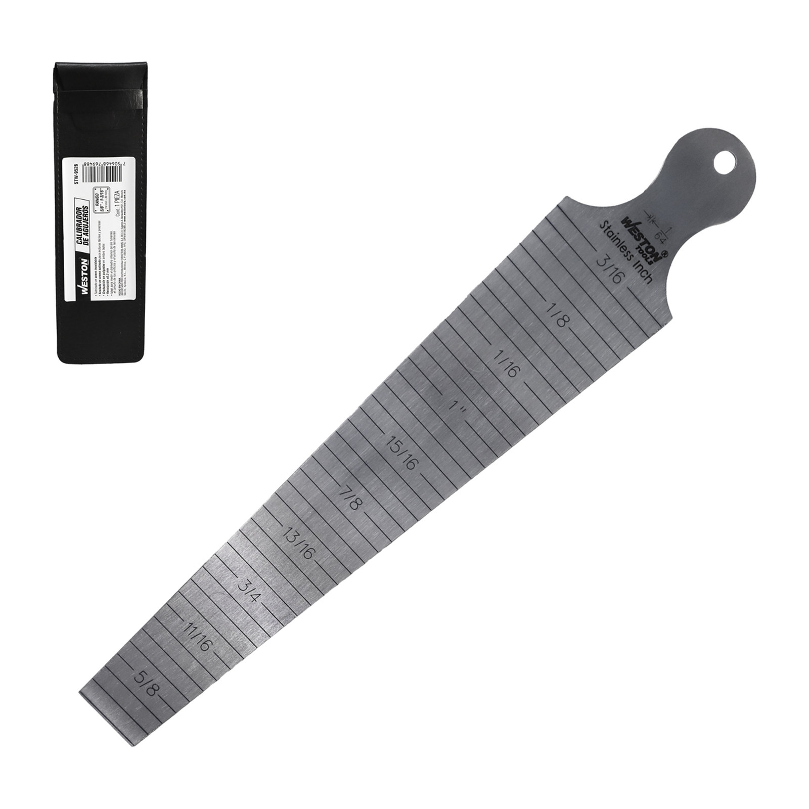 Calibrador de Agujeros 5/8" - 1-3/16" x 1/64" WESTON