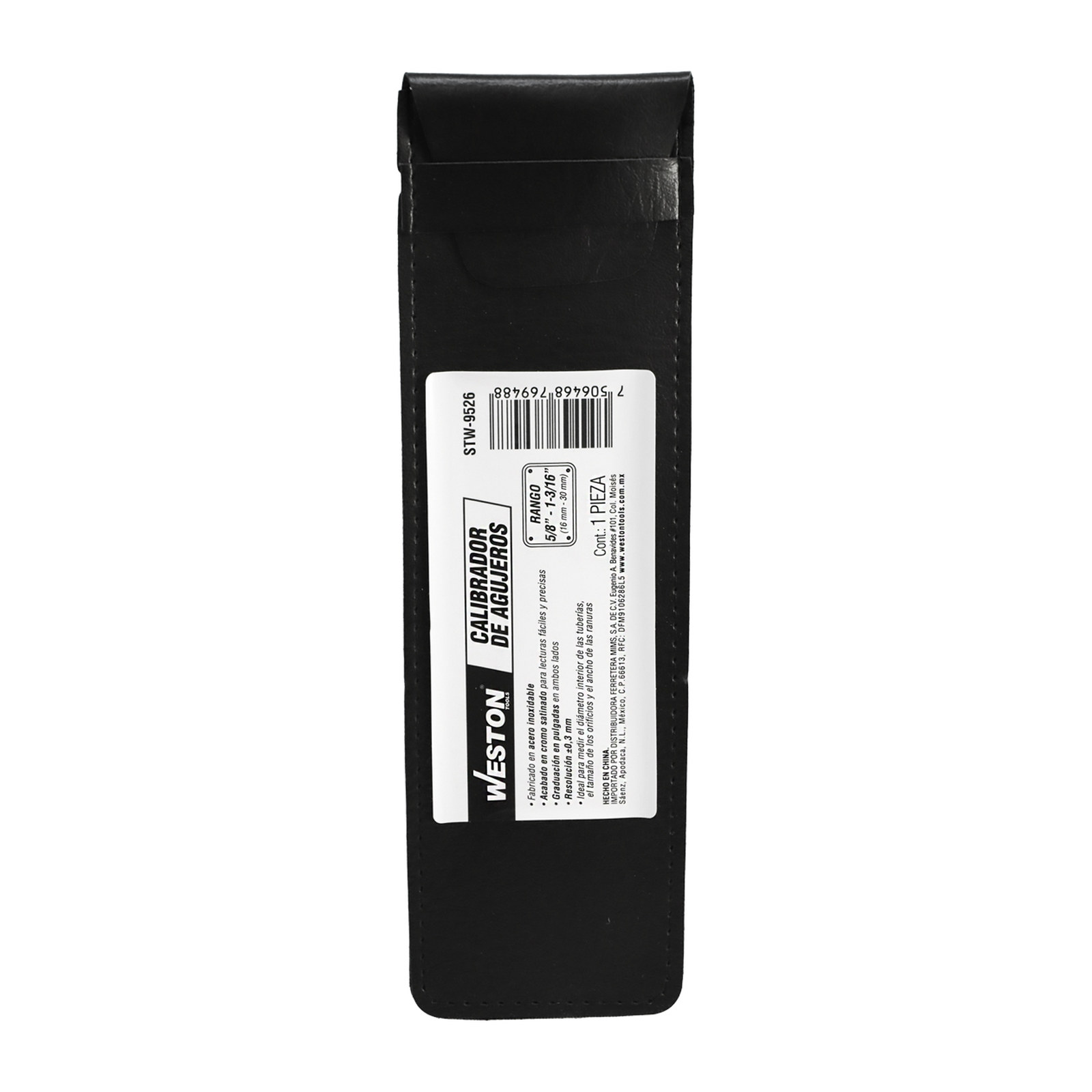 CALIBRADOR DE AGUJEROS 5/8" - 1-3/16" X 1/64" - Imagen 4
