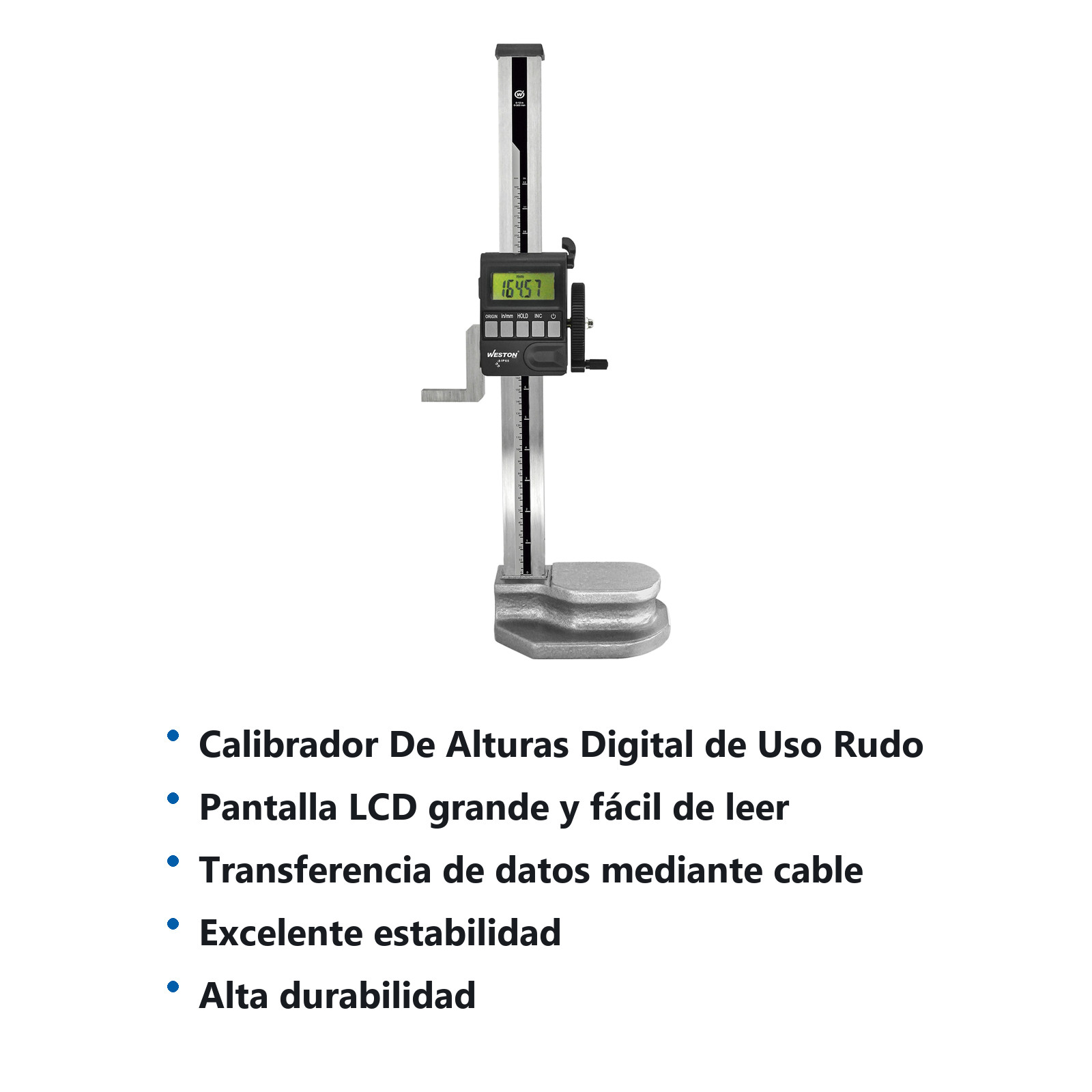 CALIBRADOR DE ALTURAS DIGITAL 24'' USO RUDO - Imagen 2