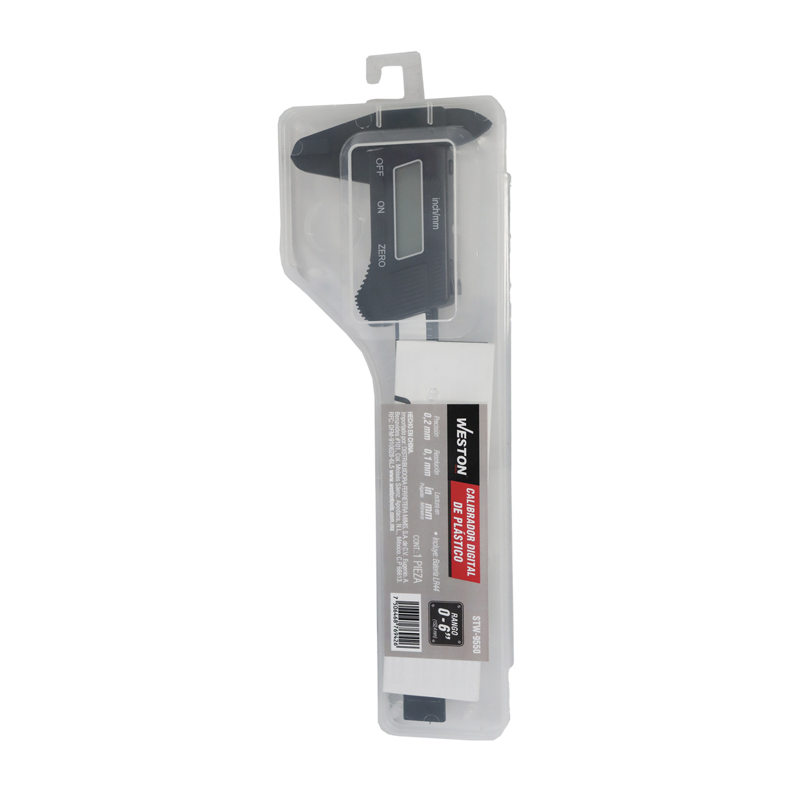CALIBRADOR DIGITAL PLASTICO 6" - Imagen 4
