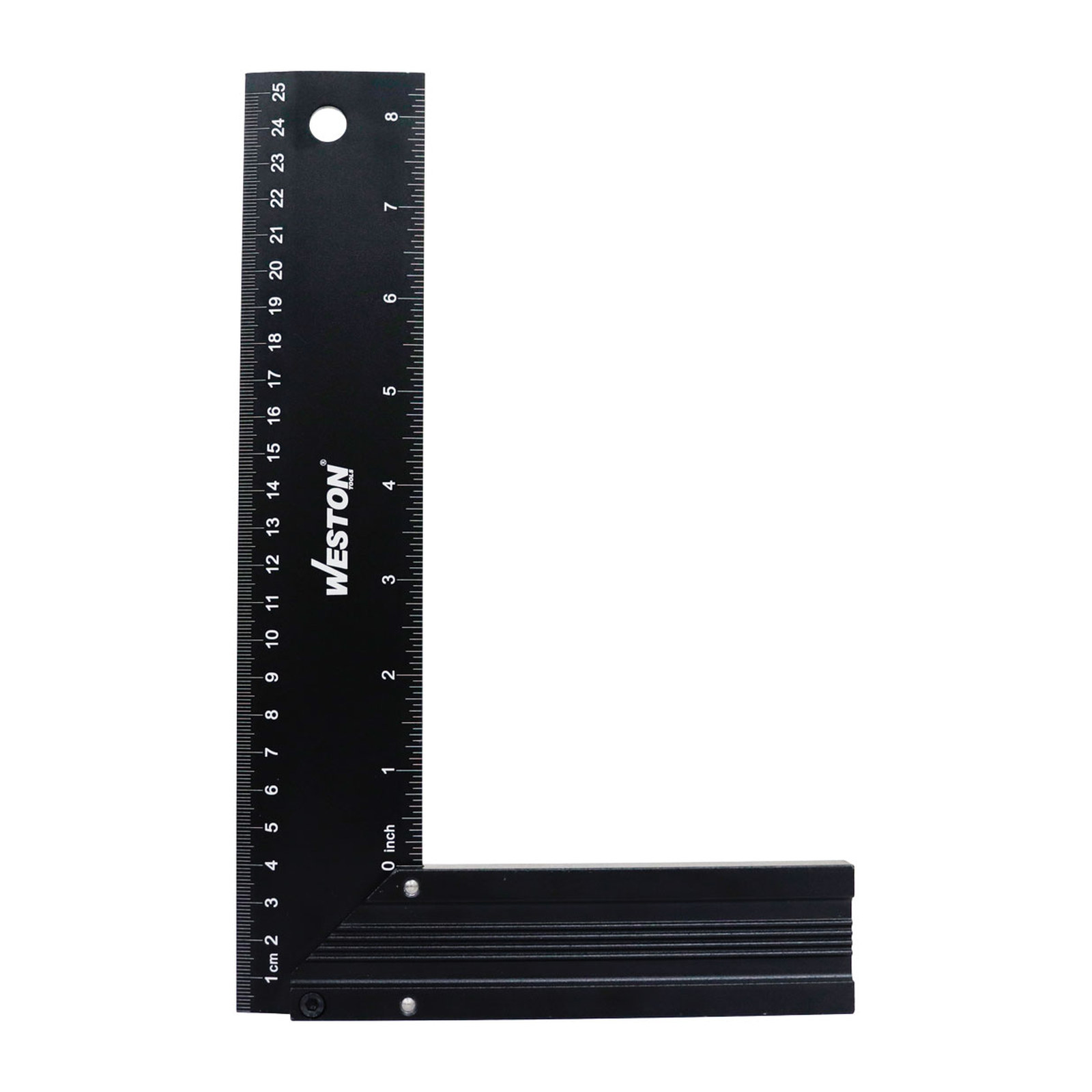 ESCUADRA DE ALUMINIO USO RUDO C/BASE AMPLIA 10''X60MM - Imagen 2