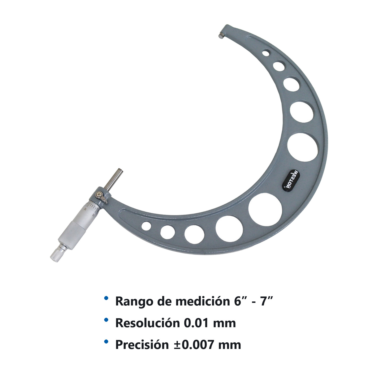 MICROMETRO P/EXTERIORES EXTRA GRANDE 6" - 7" - Imagen 2