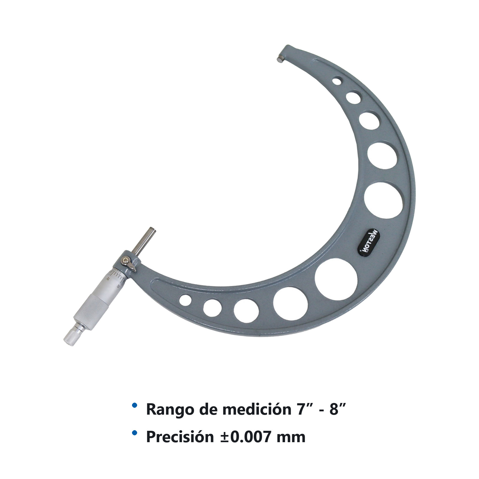 MICROMETRO P/EXTERIORES EXTRA GRANDE 7" - 8" - Imagen 2
