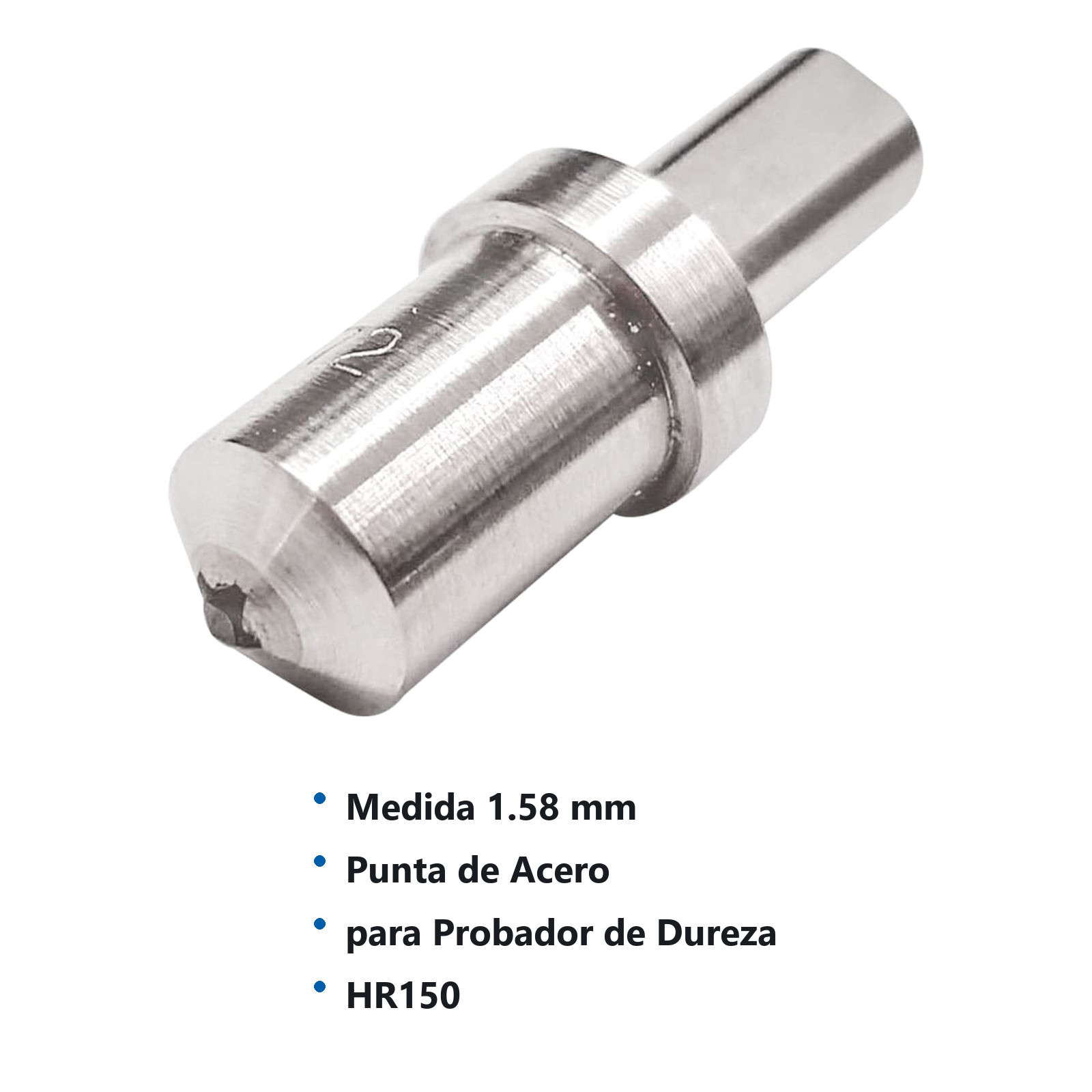 PUNTA DE ACERO P/PROBADOR DE DUREZA HR150  (1.5875MM) - Imagen 2