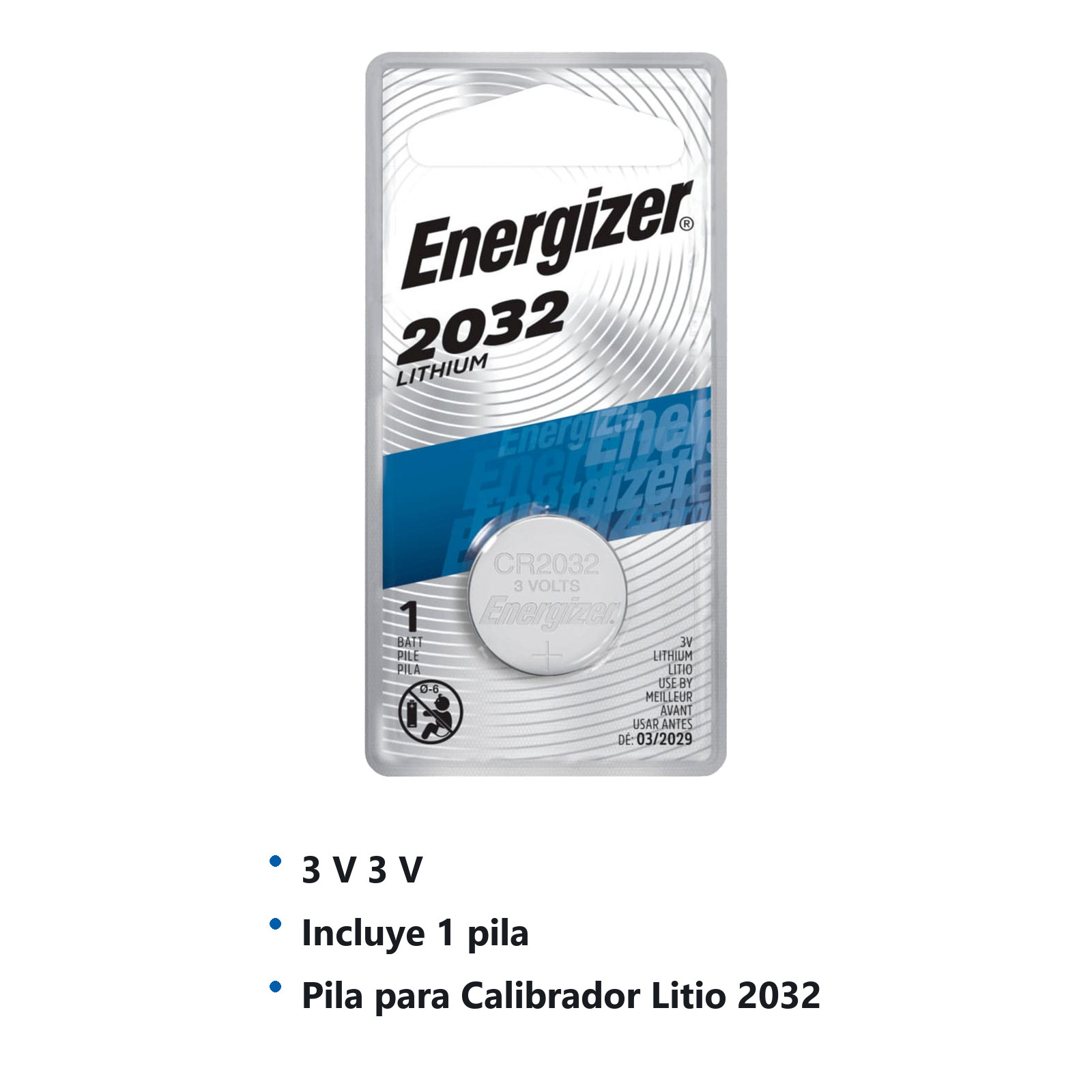 PILA PARA CALIBRADOR GRANDE 3V - Imagen 2