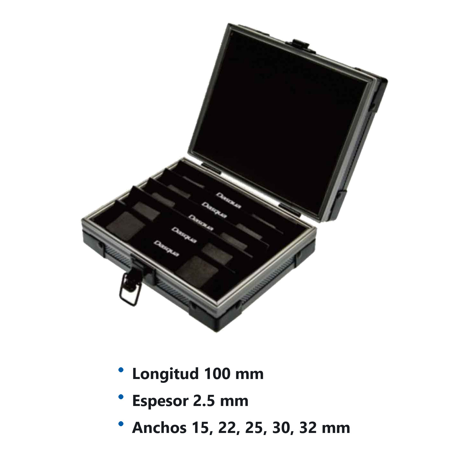 JUEGO DE 5 PARES DE PARALELAS PREMIUM L 90mm A (15-22-25-30-32mm) - Imagen 2