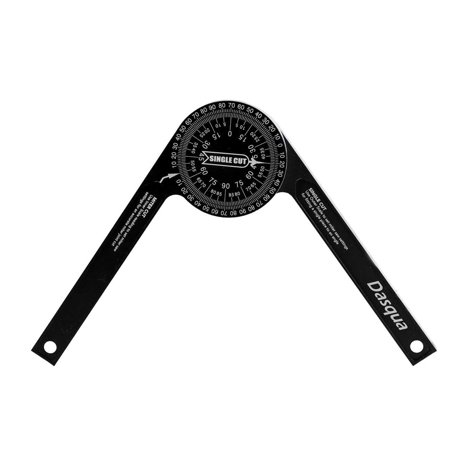 TRANSPORTADOR DE ANGULO D/ALUMINIO 7'' - Imagen 2