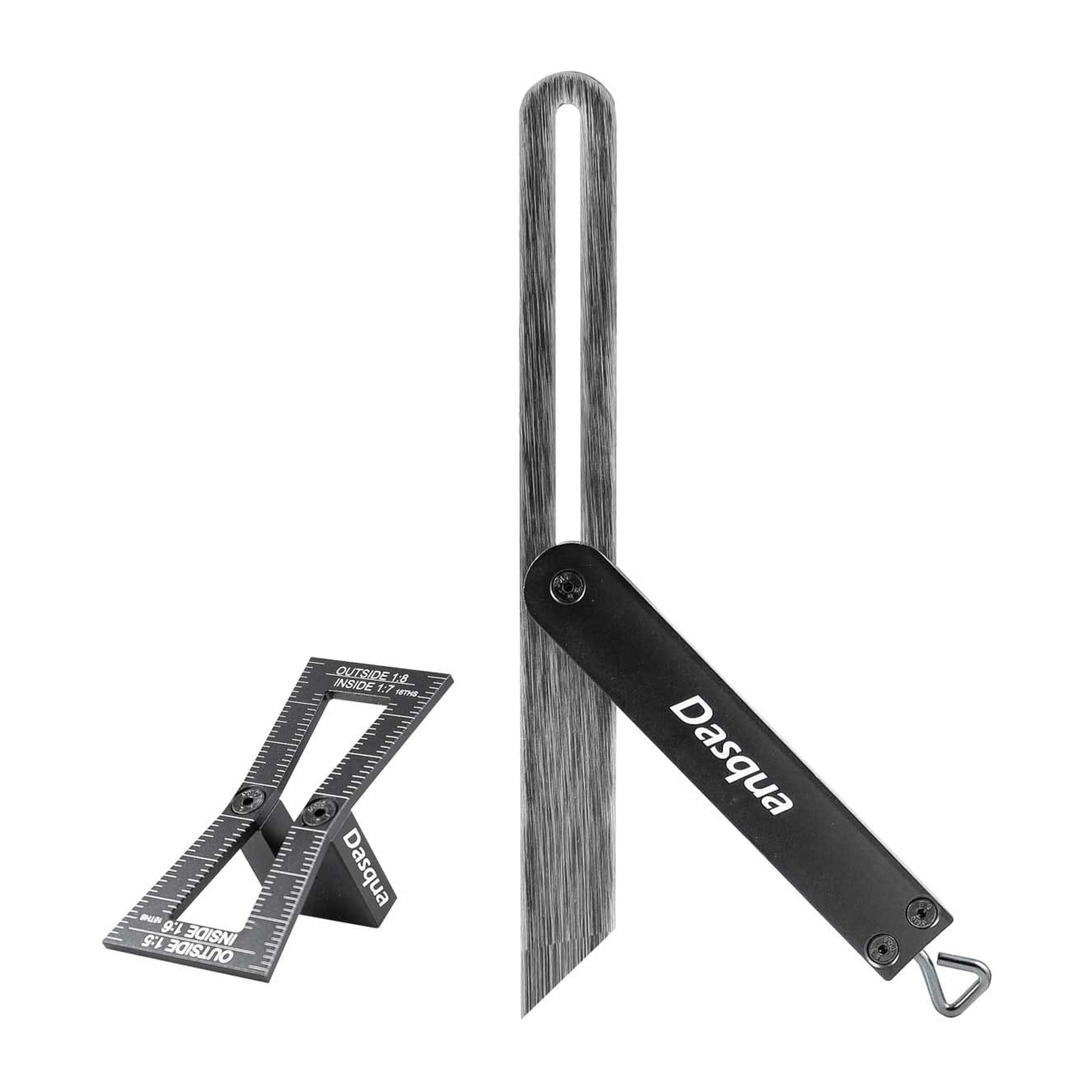 DASQUA Juego Marcador de Cola de Milano en Aluminio con Escuadra Ajustable 10"