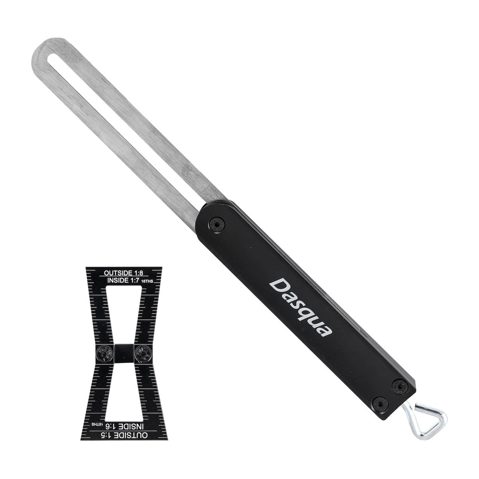 JUEGO DE MARCADOR DE COLA DE MILANO D/ALUMINIIO Y ESCUADRA AJUSTABLE 10'' - Imagen 2