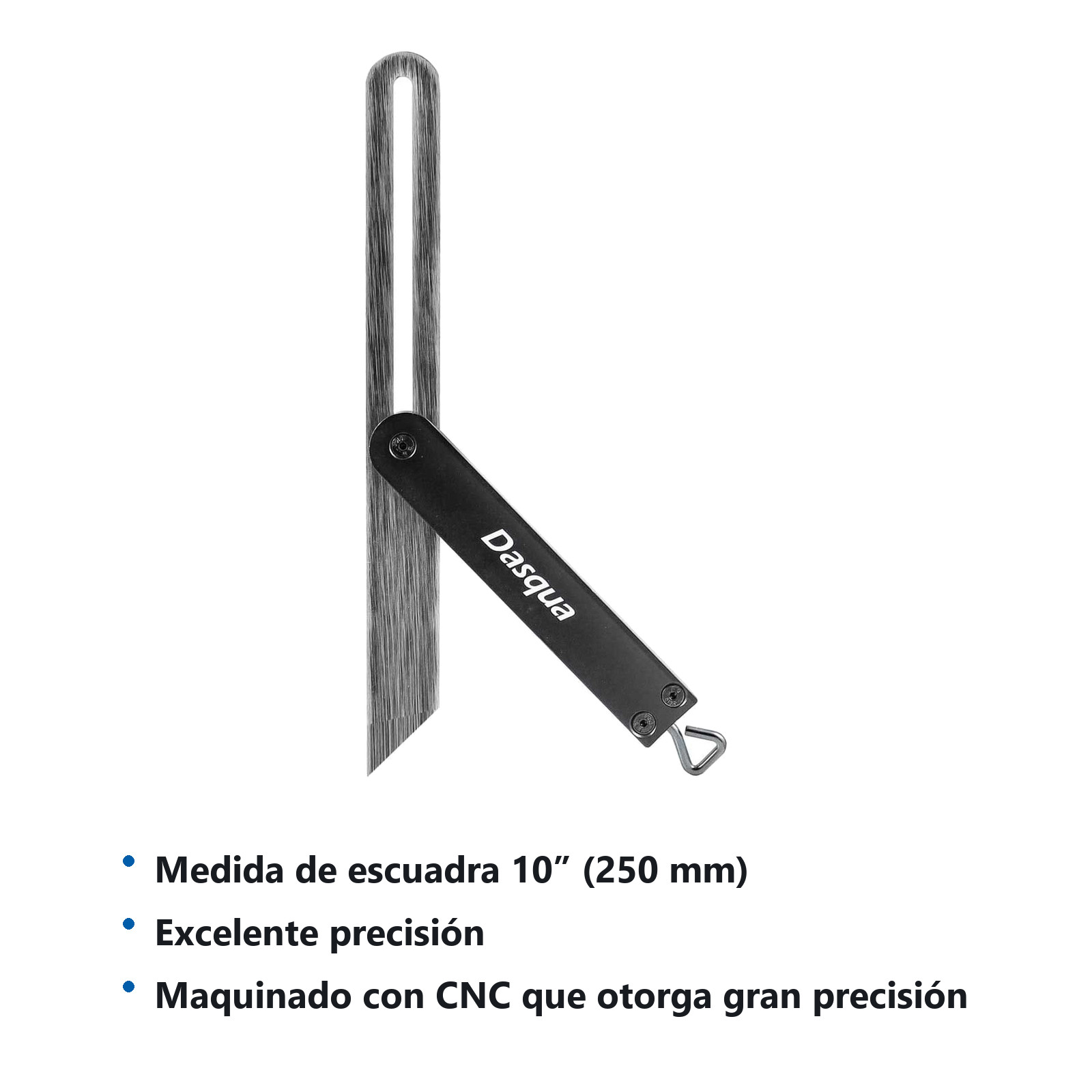 JUEGO DE MARCADOR DE COLA DE MILANO D/ALUMINIIO Y ESCUADRA AJUSTABLE 10'' - Imagen 4